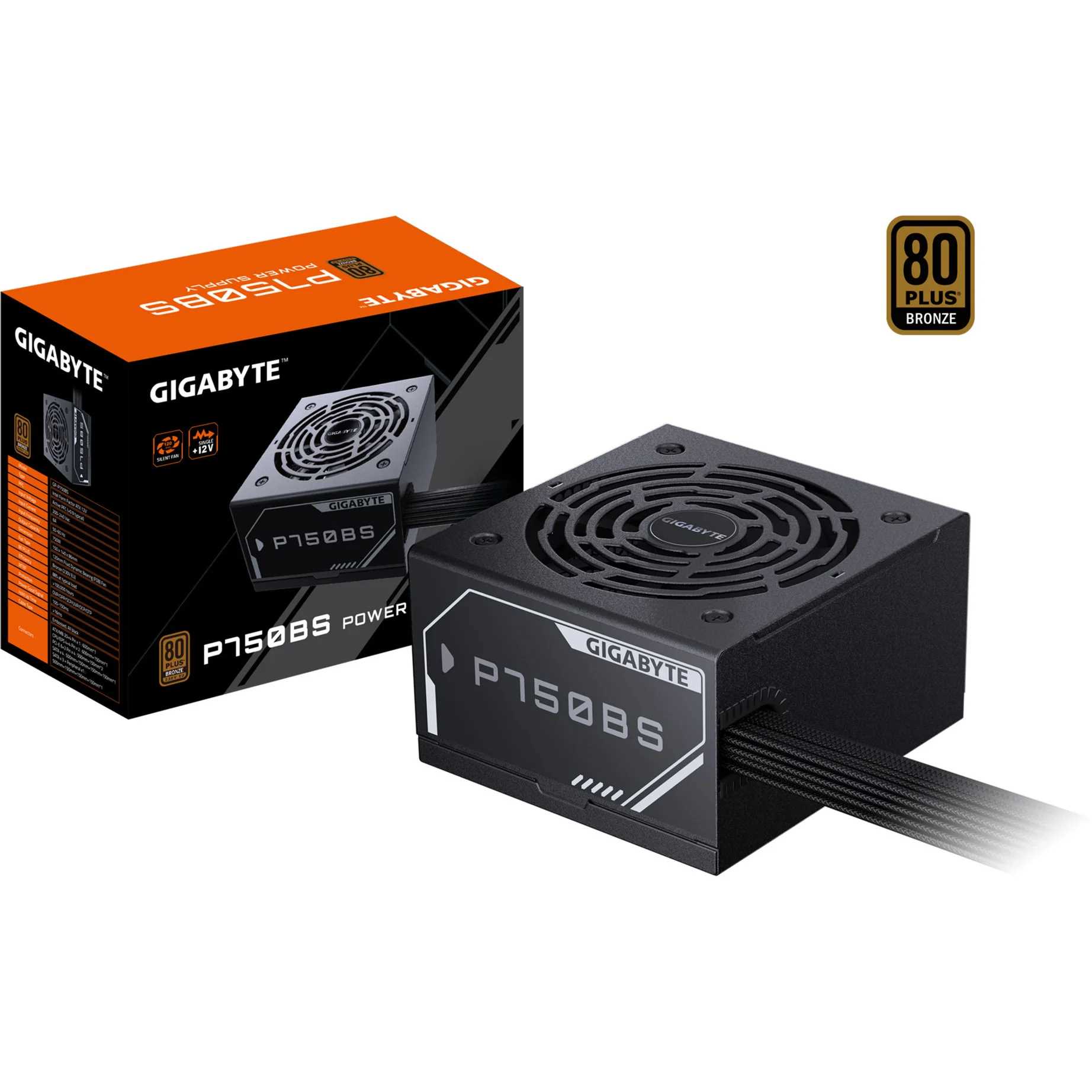 FUENTE PC 750W GIGABYTE 80+ BRONCE GP-P750BS