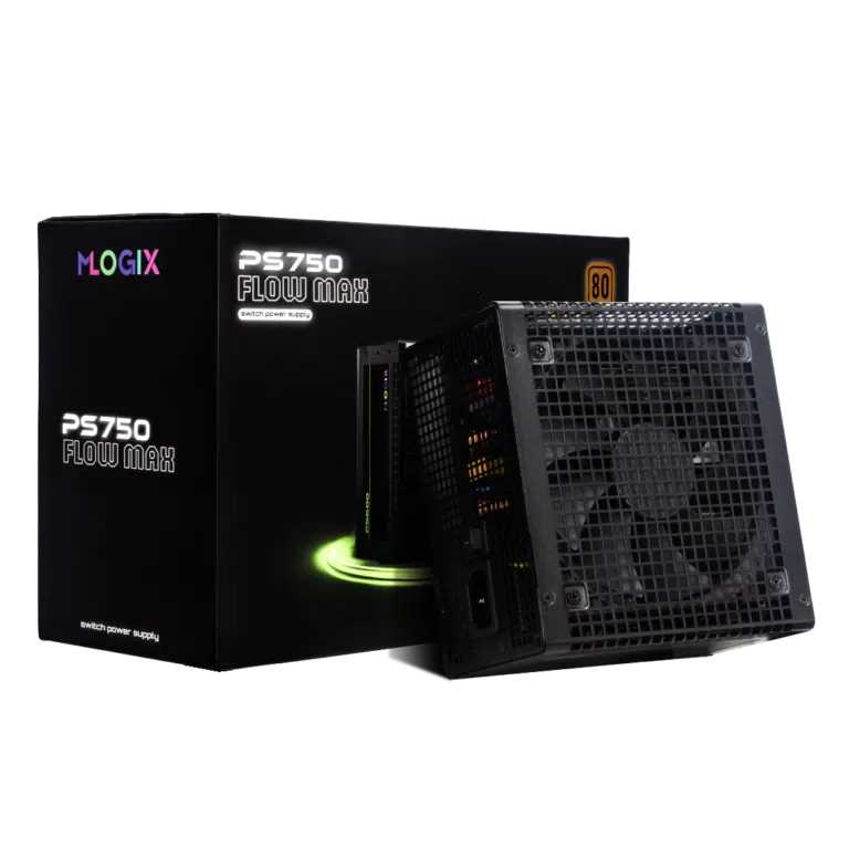 FUENTE PC 750W M-LOGIX FLOW MAX 80+ BRONCE PS750