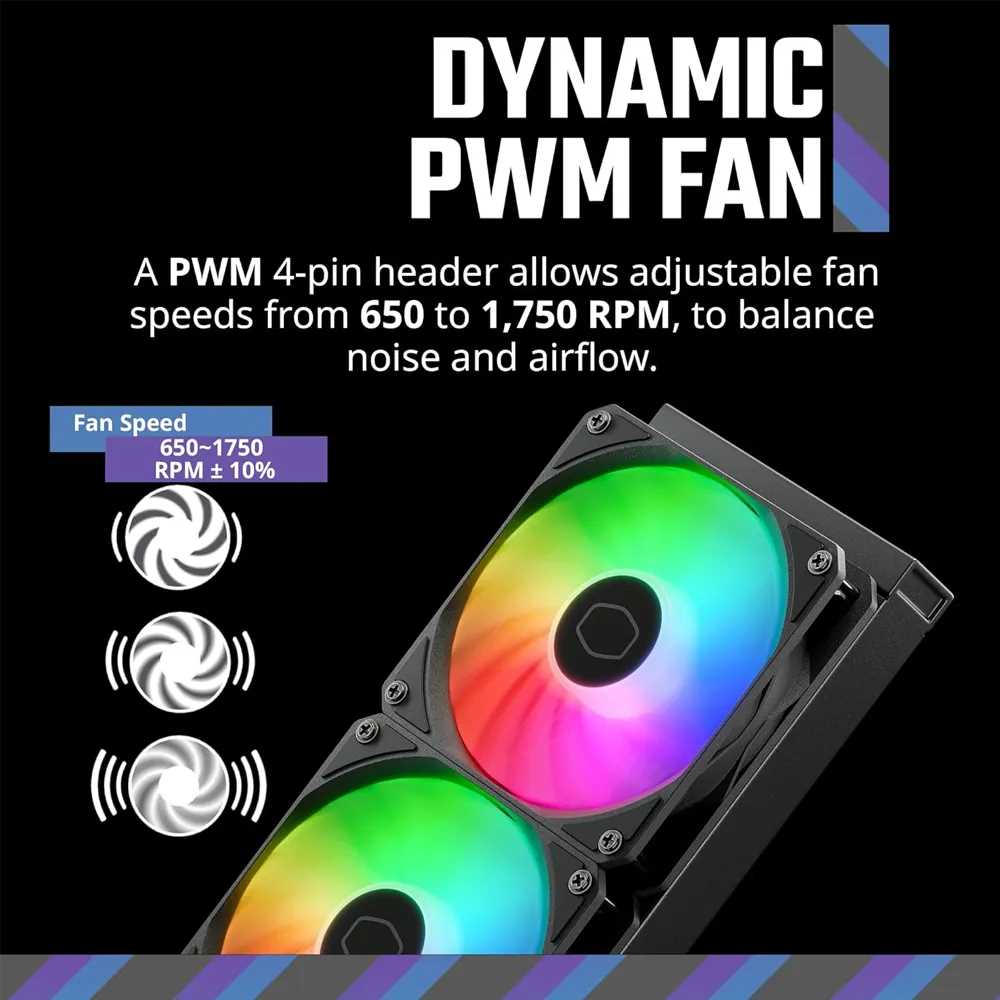 COOLER LIQUID COOLERMASTER 240L CORE II ARGB BLACK