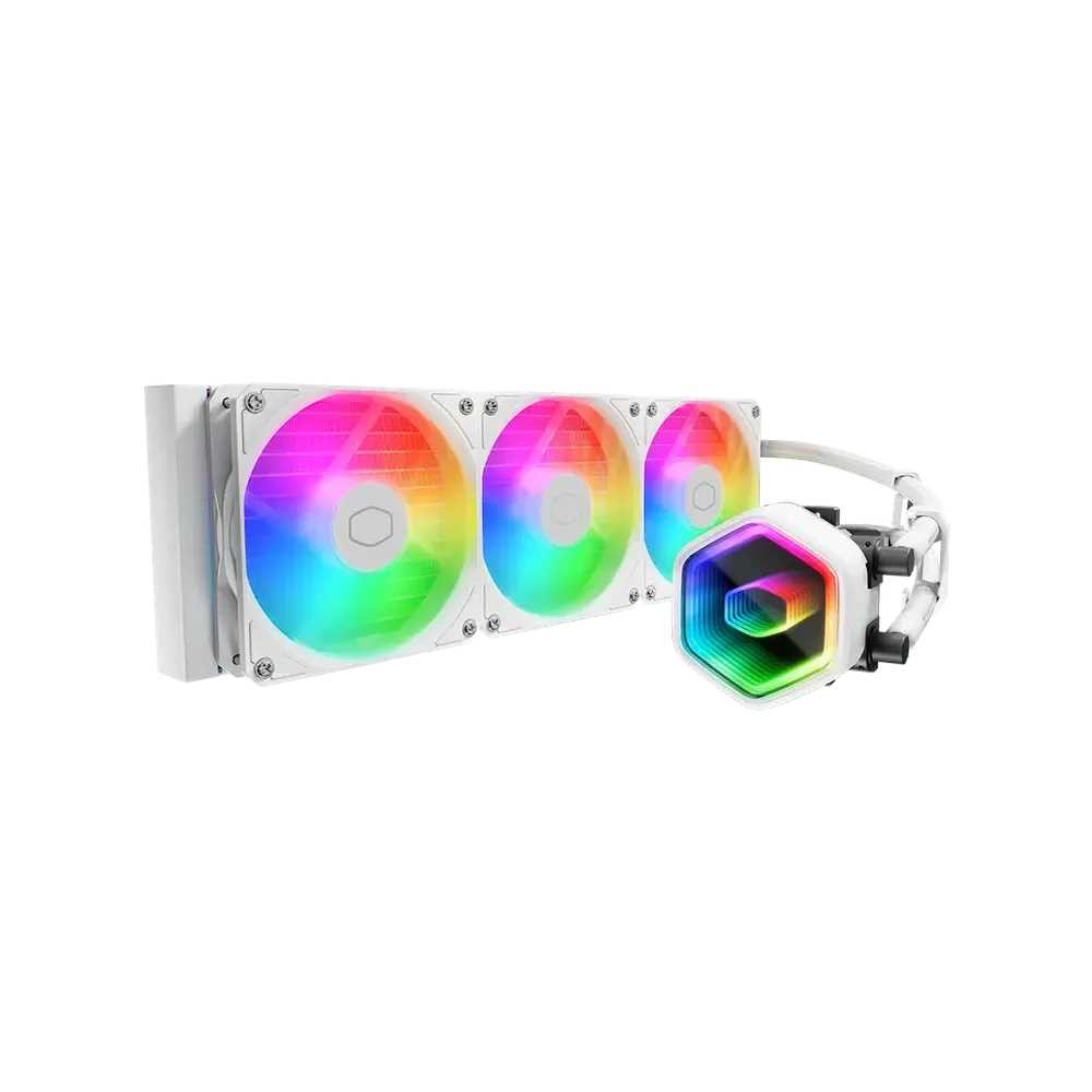 COOLER LIQUID COOLERMASTER 360L CORE II ARGB WHITE