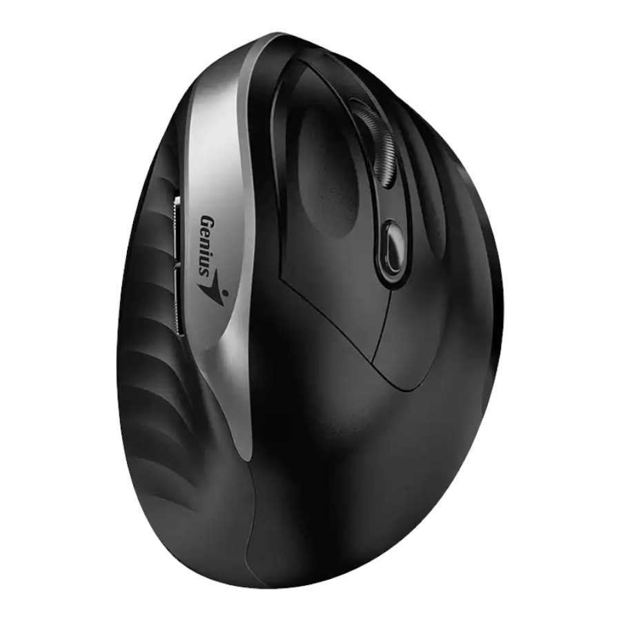 MOUSE GENIUS INALAMBRICO VERTICAL ERGO 8250S BLACK GREY