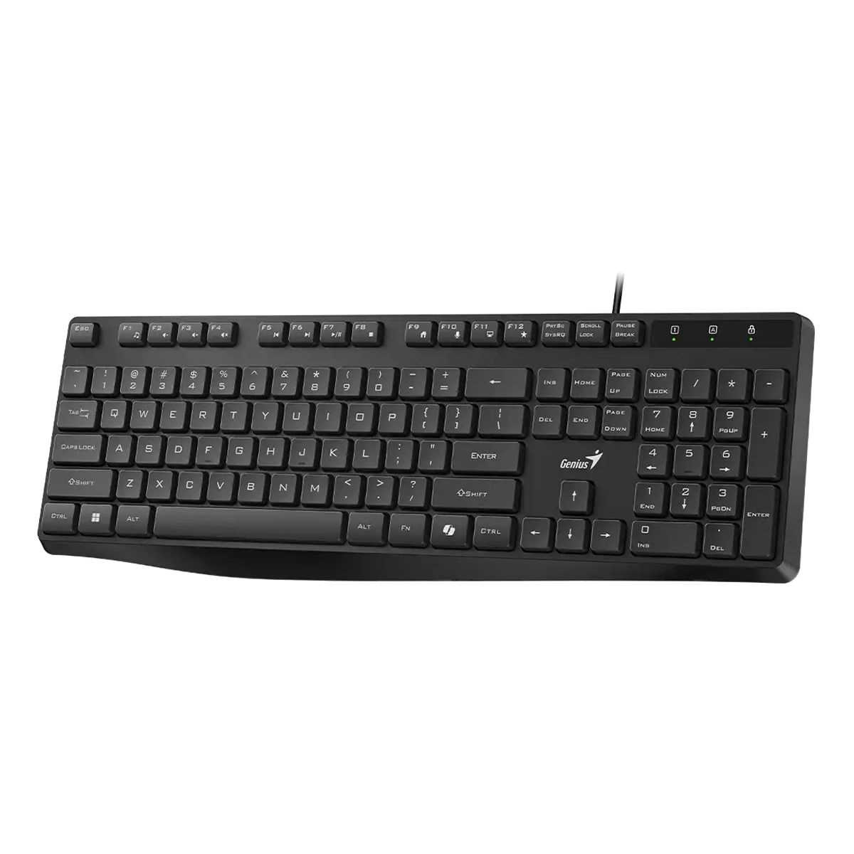 TECLADO GENIUS USB 2.0 KB-117S SP BLACK