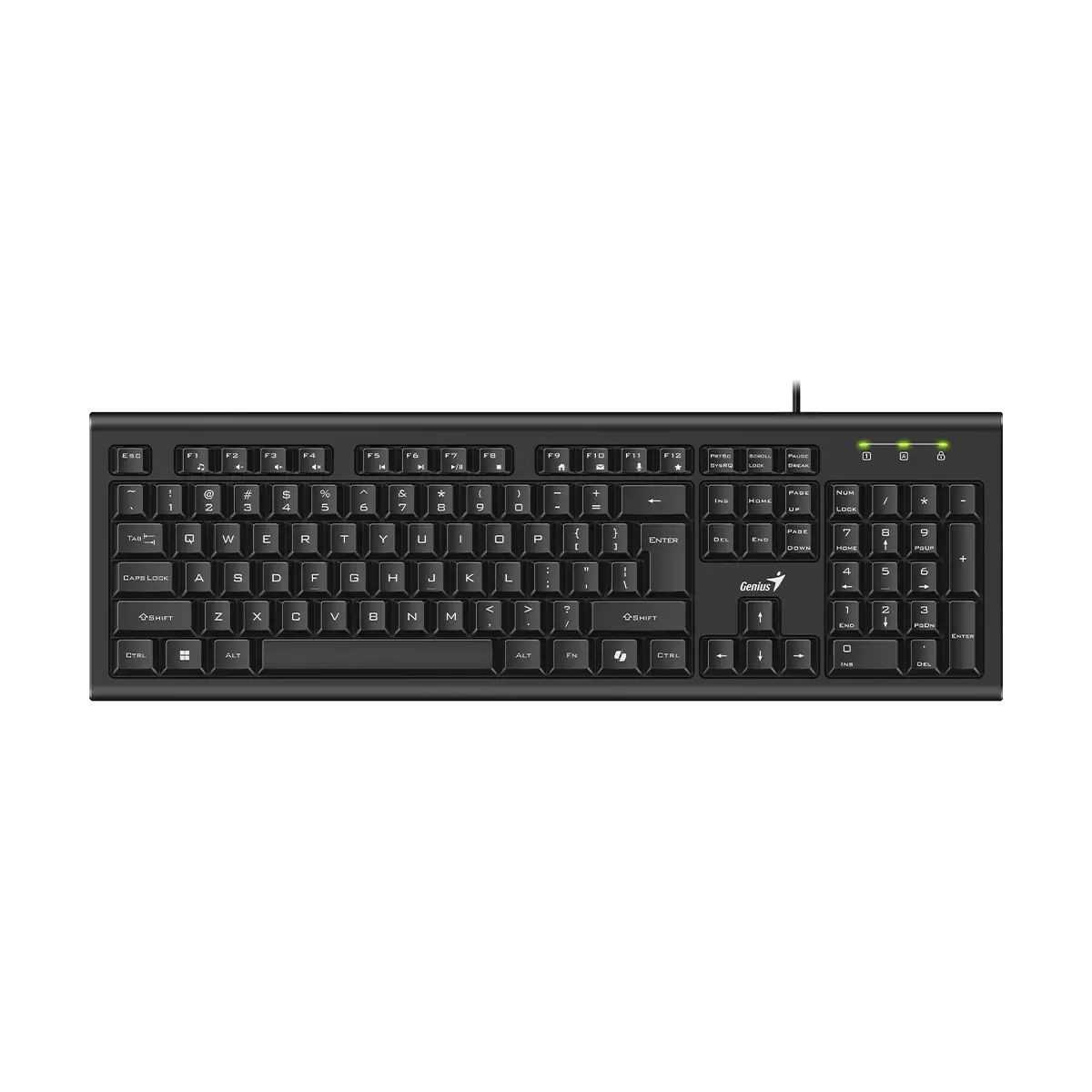 TECLADO GENIUS USB 2.0 KB-113 SP BLACK