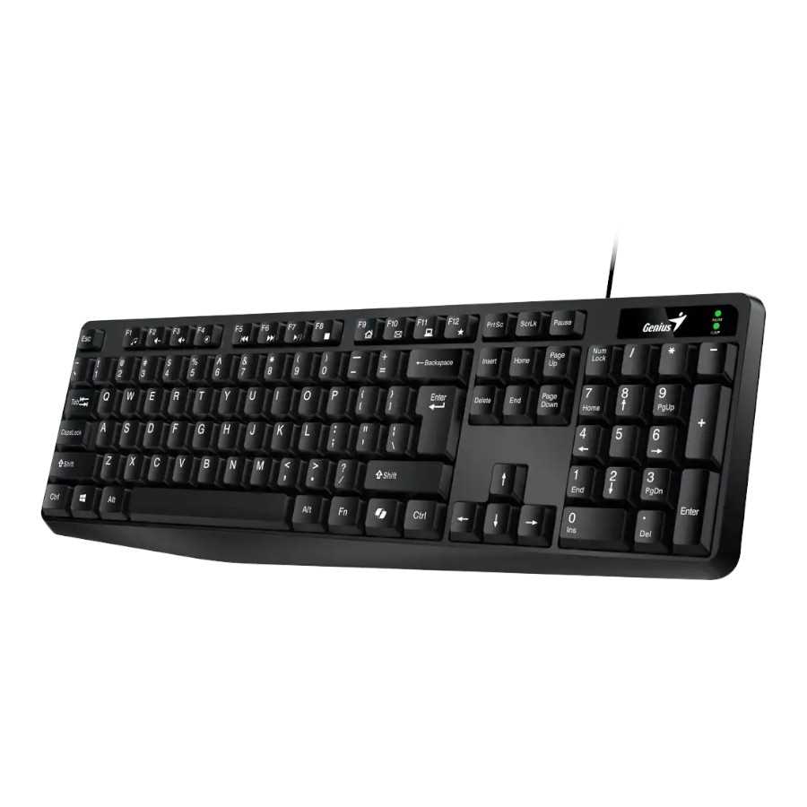 TECLADO GENIUS USB 2.0 KB-117 AI BLACK SP