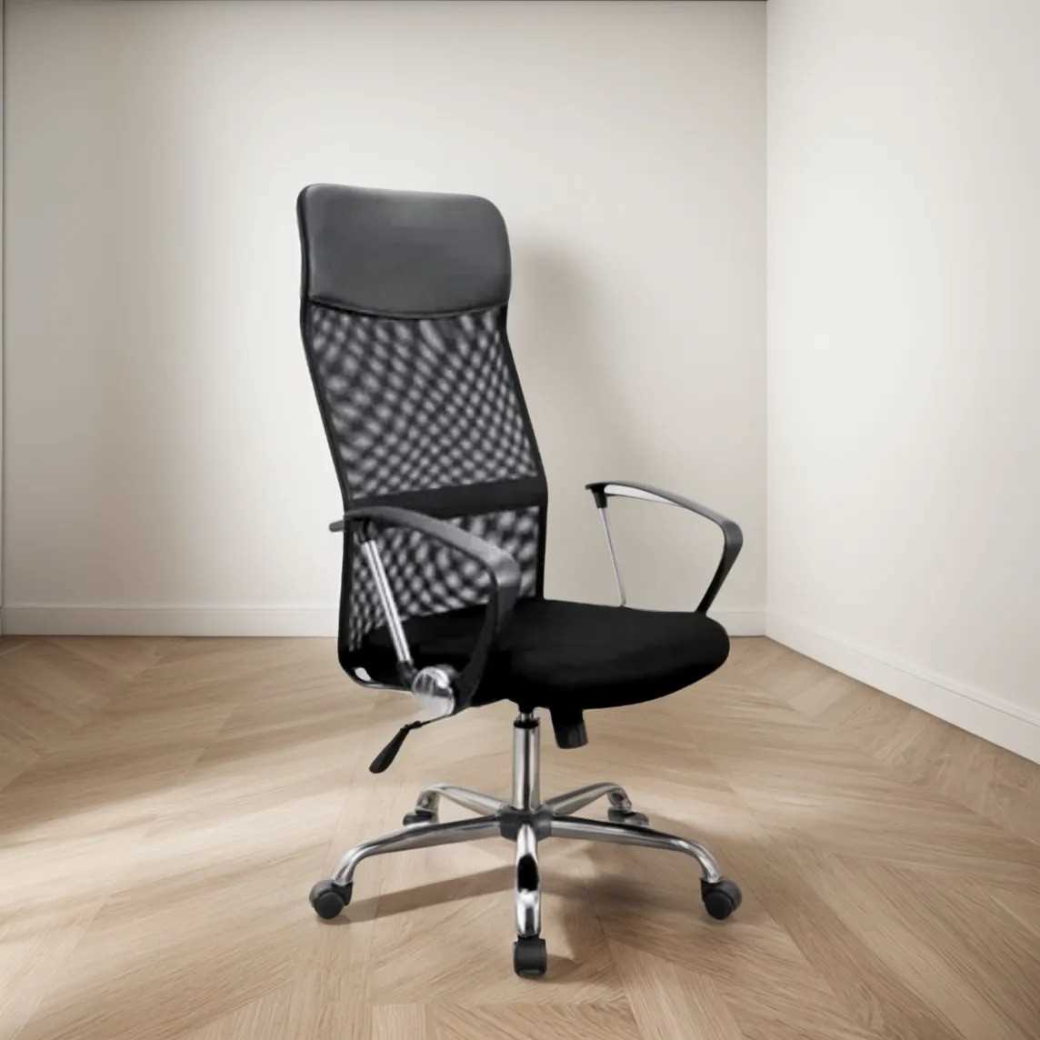 SILLA OFICINA GLOBAL TF102 REJILLA BLANCO