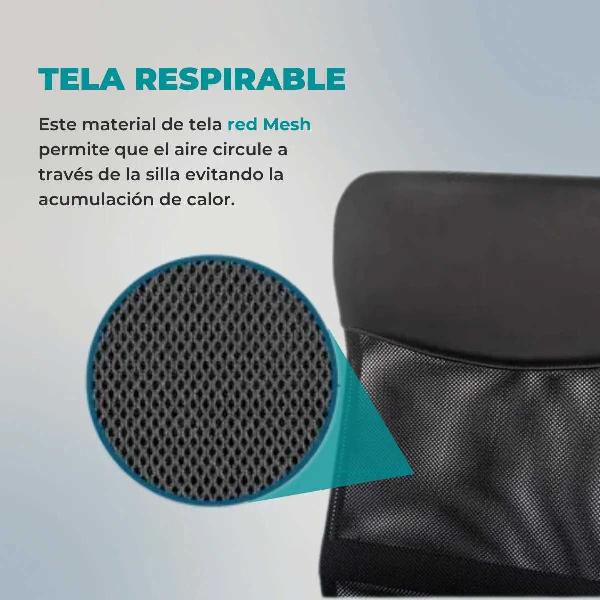 SILLA OFICINA GLOBAL TF102 REJILLA BLANCO