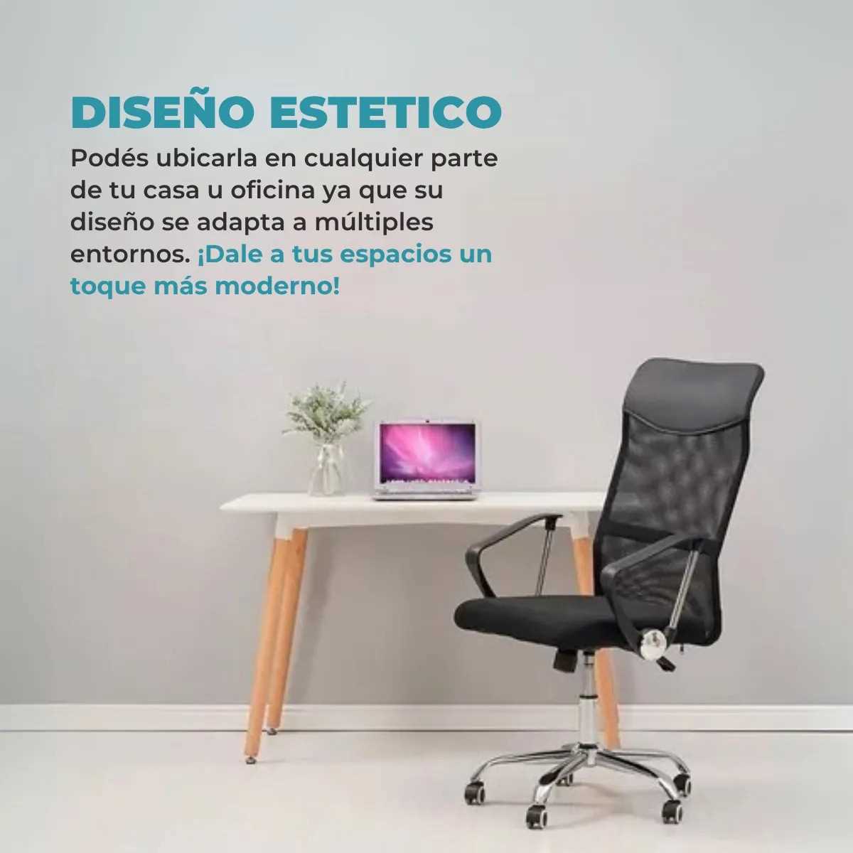 SILLA OFICINA GLOBAL TF102 REJILLA BLANCO