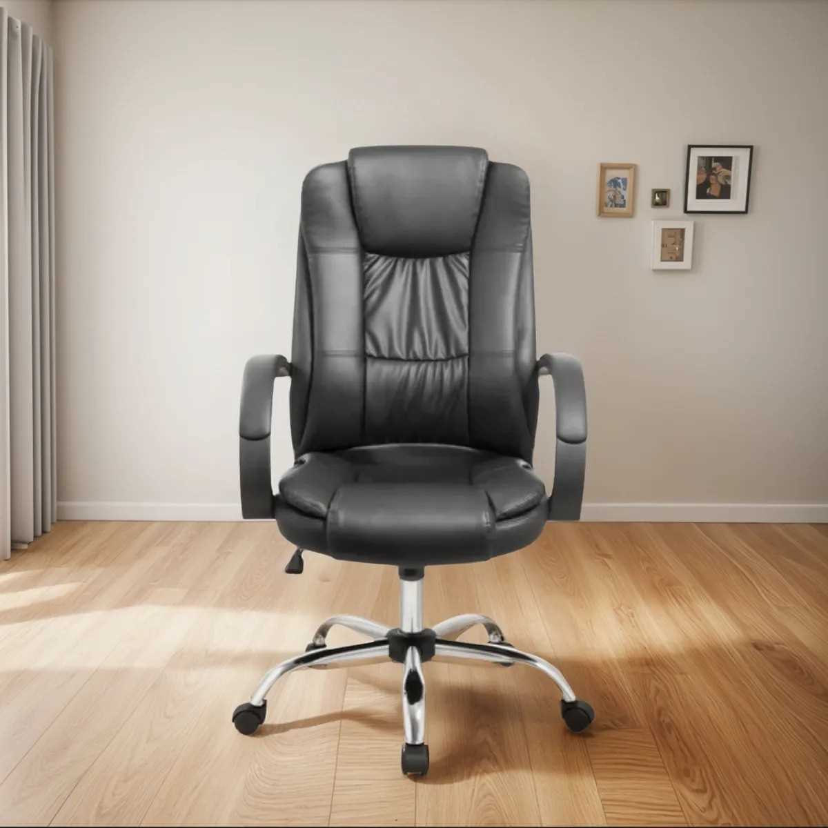 SILLA OFICINA GLOBAL TF201 CUERO