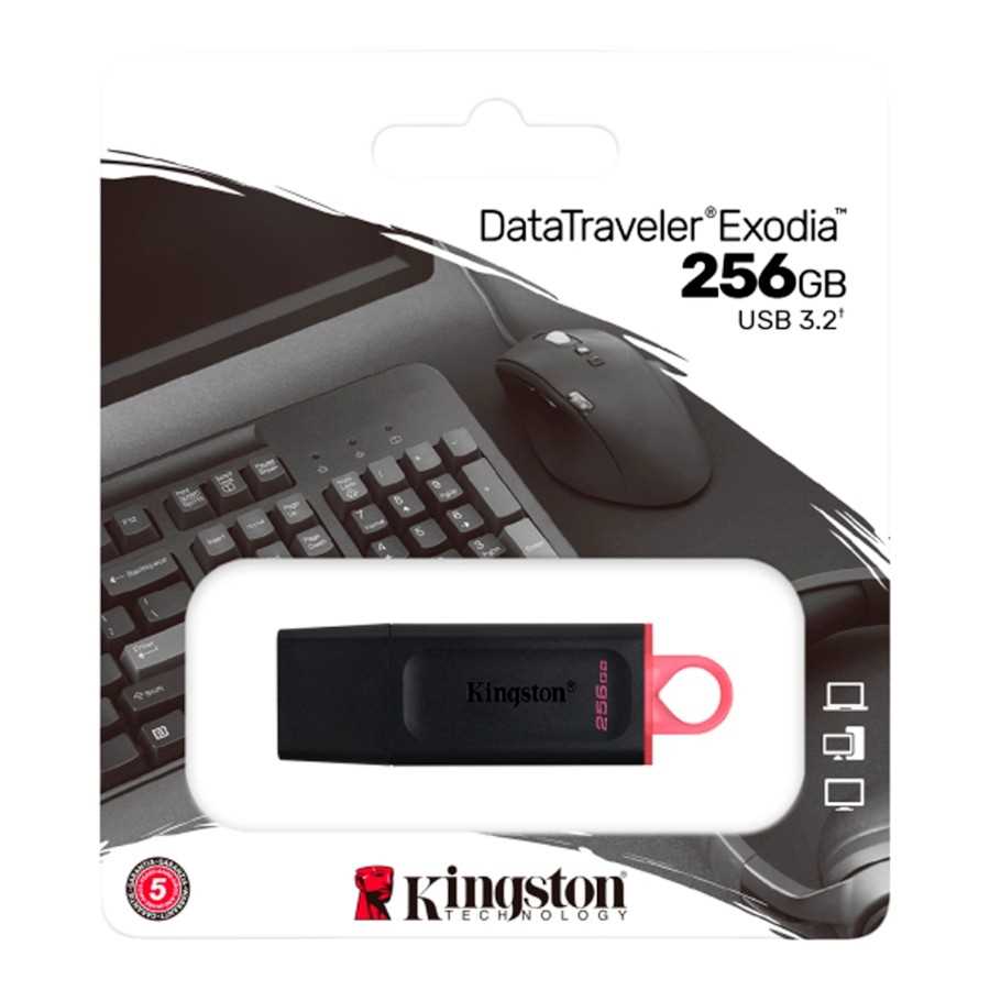 PENDRIVE 256GB 3.2 KINGSTON EXODIA GEN 1