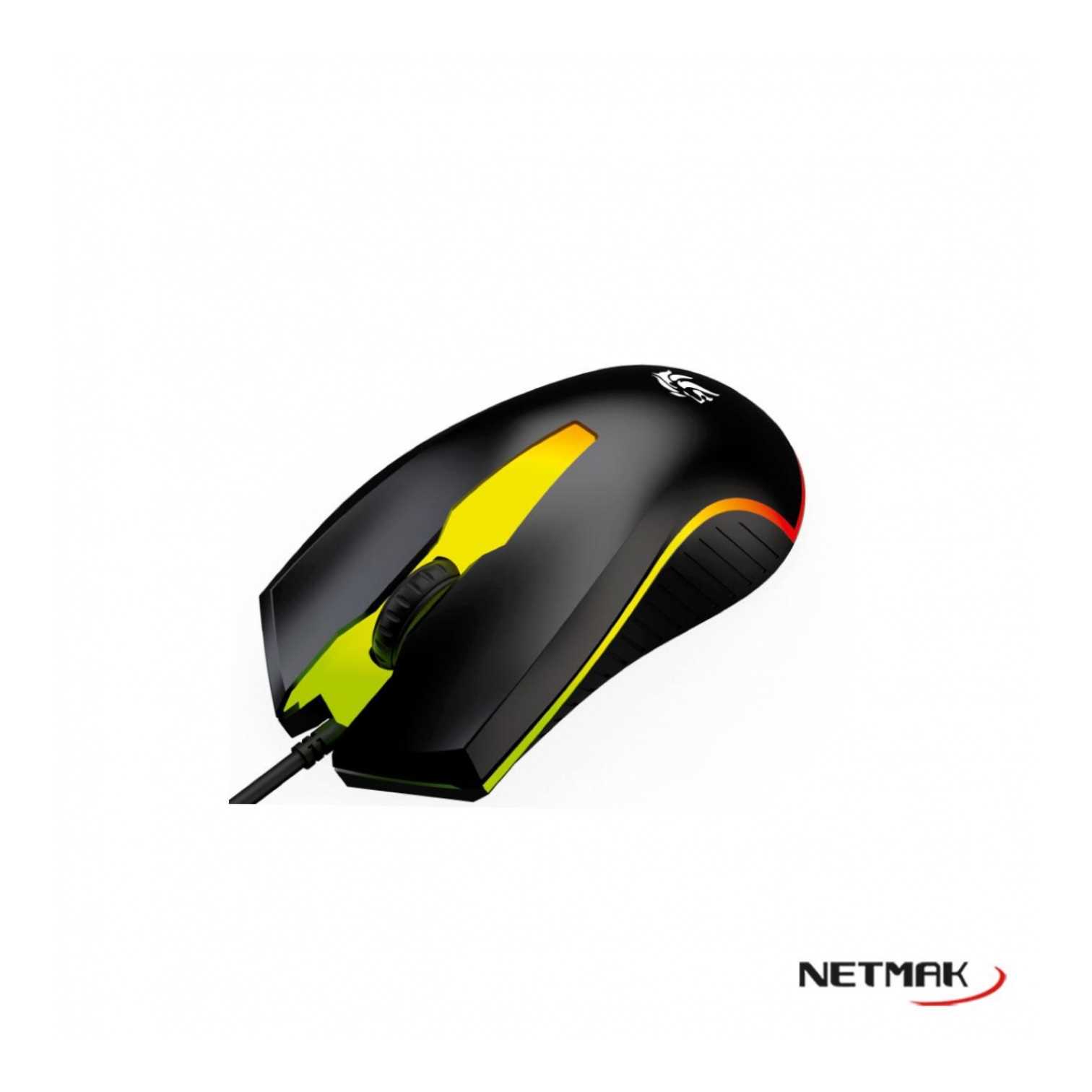 TECLADO Y MOUSE NETMAK NM-GC479 GAMER 4 EN 1