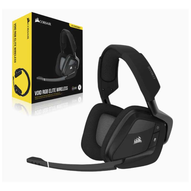 AURICULAR CORSAIR VOID RGB WIRELESS CARBON