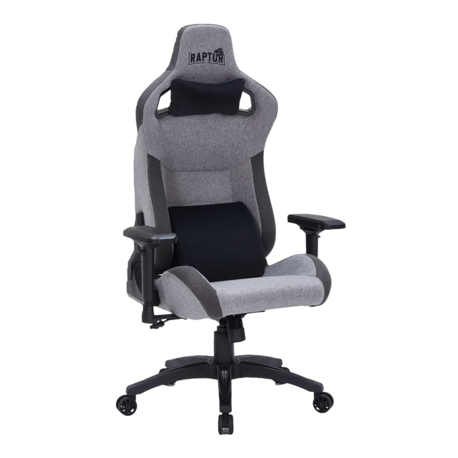 SILLA GAMER RAPTOR THRONE R20 TELA GRIS