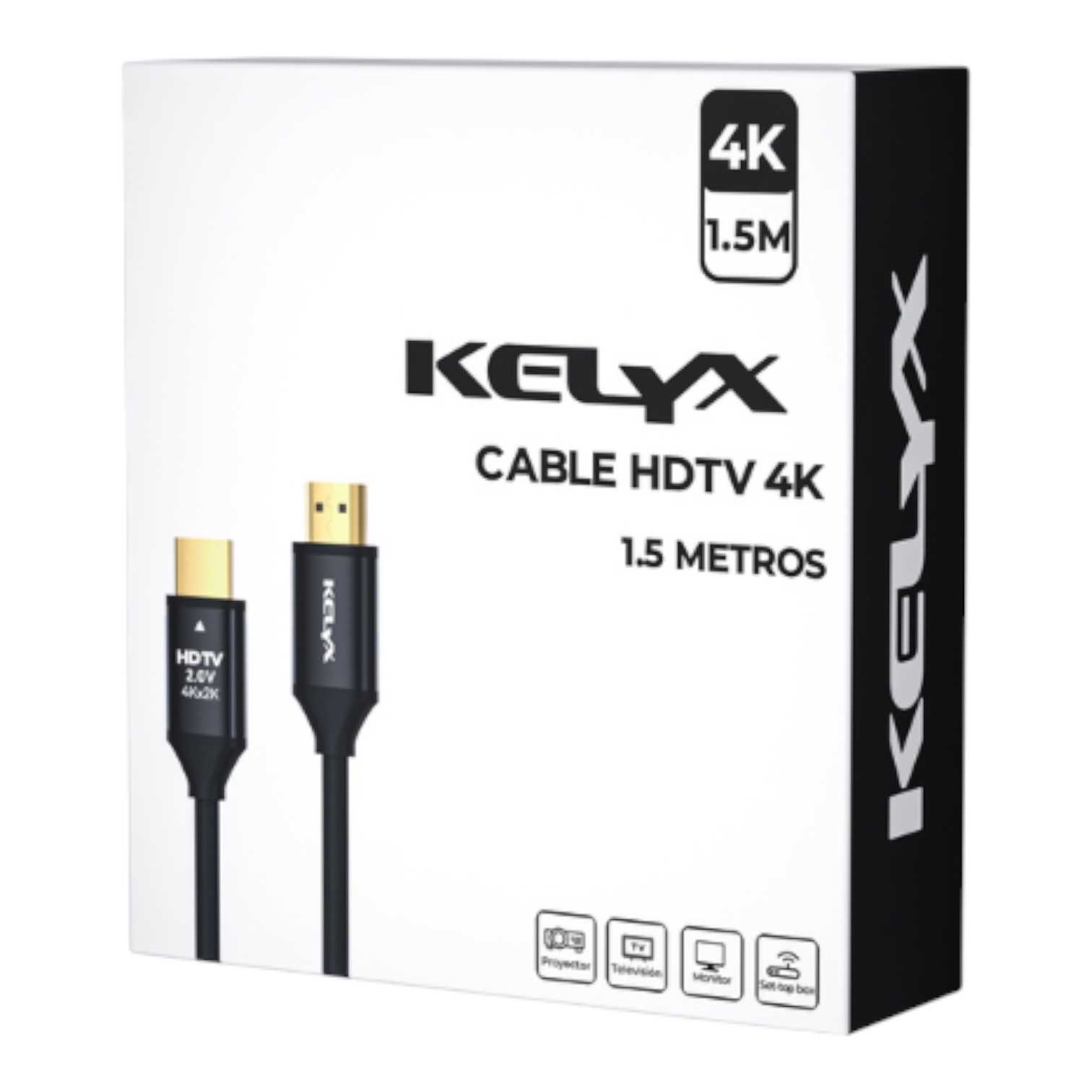 CABLE HDMI 2.0V KELYX 1.5M 4K