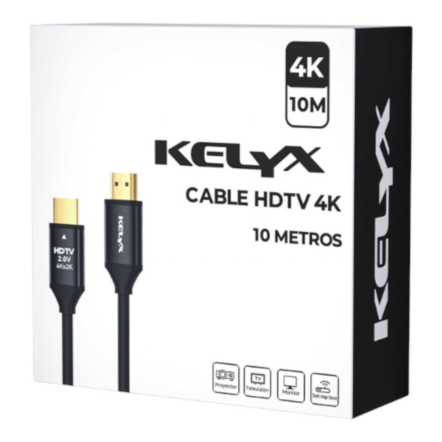 CABLE HDMI 2.0V KELYX 10M 4K