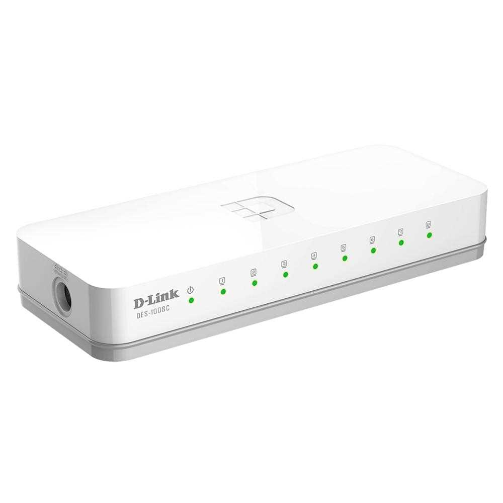 SWITCH D-LINK 8 PORT 10/100 DES-1008C