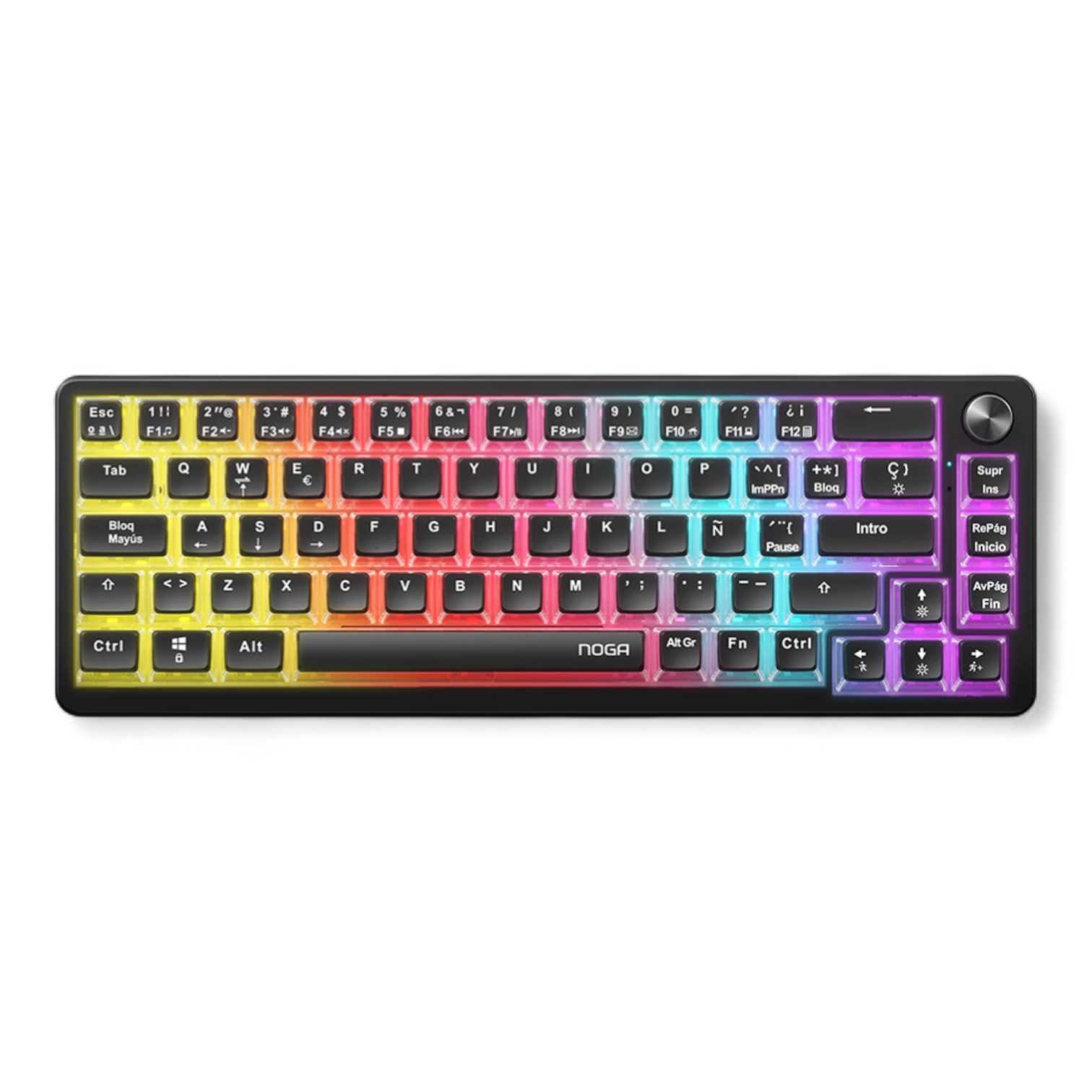 TECLADO NOGANET MECANICO 65% PUDDING CUPS NKB-67