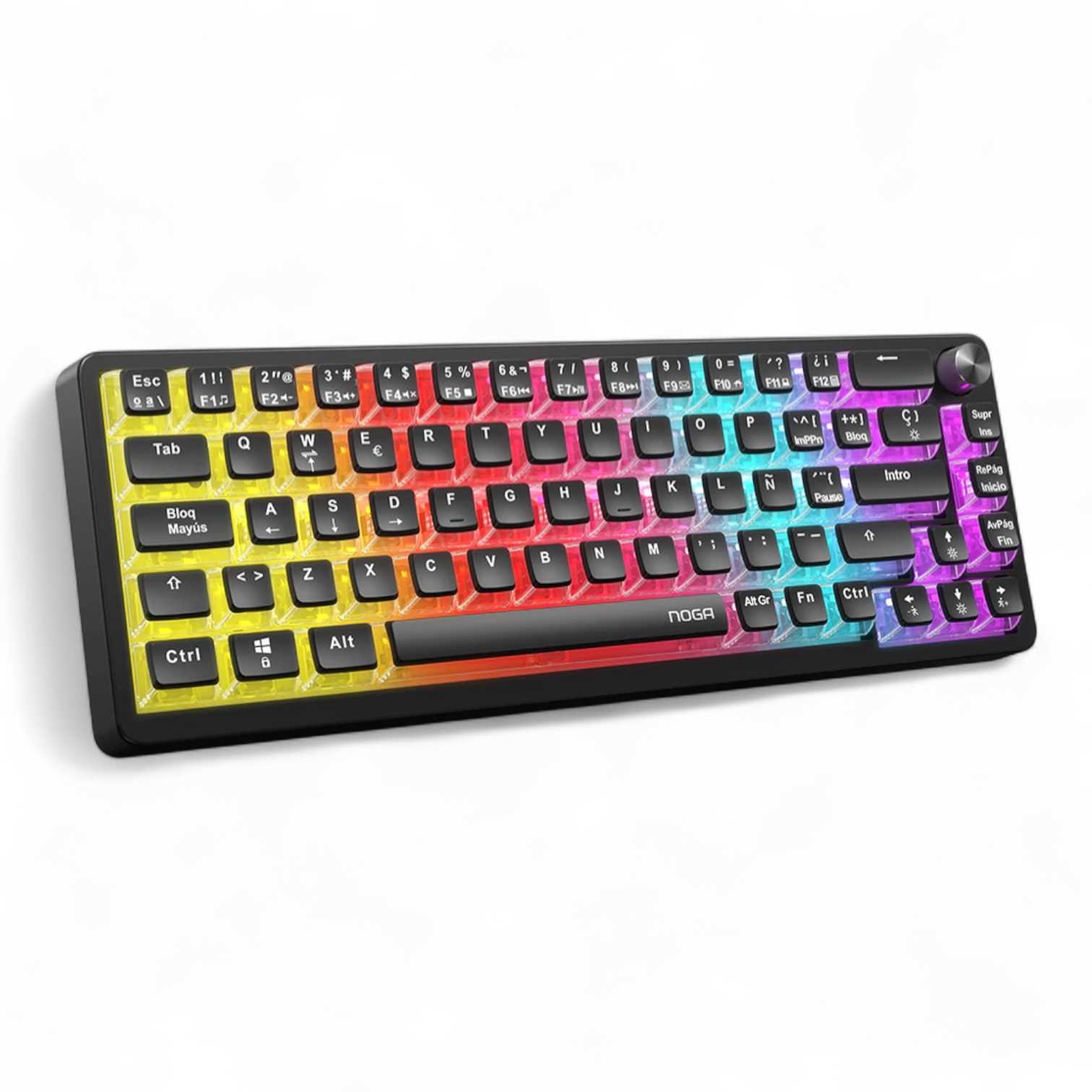 TECLADO NOGANET MECANICO 65% PUDDING CUPS NKB-67