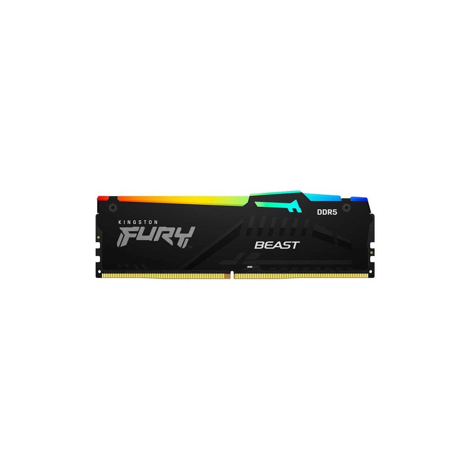 MEMORIA RAM DDR5 32GB 5200 MHZ FURY BEAST RGB