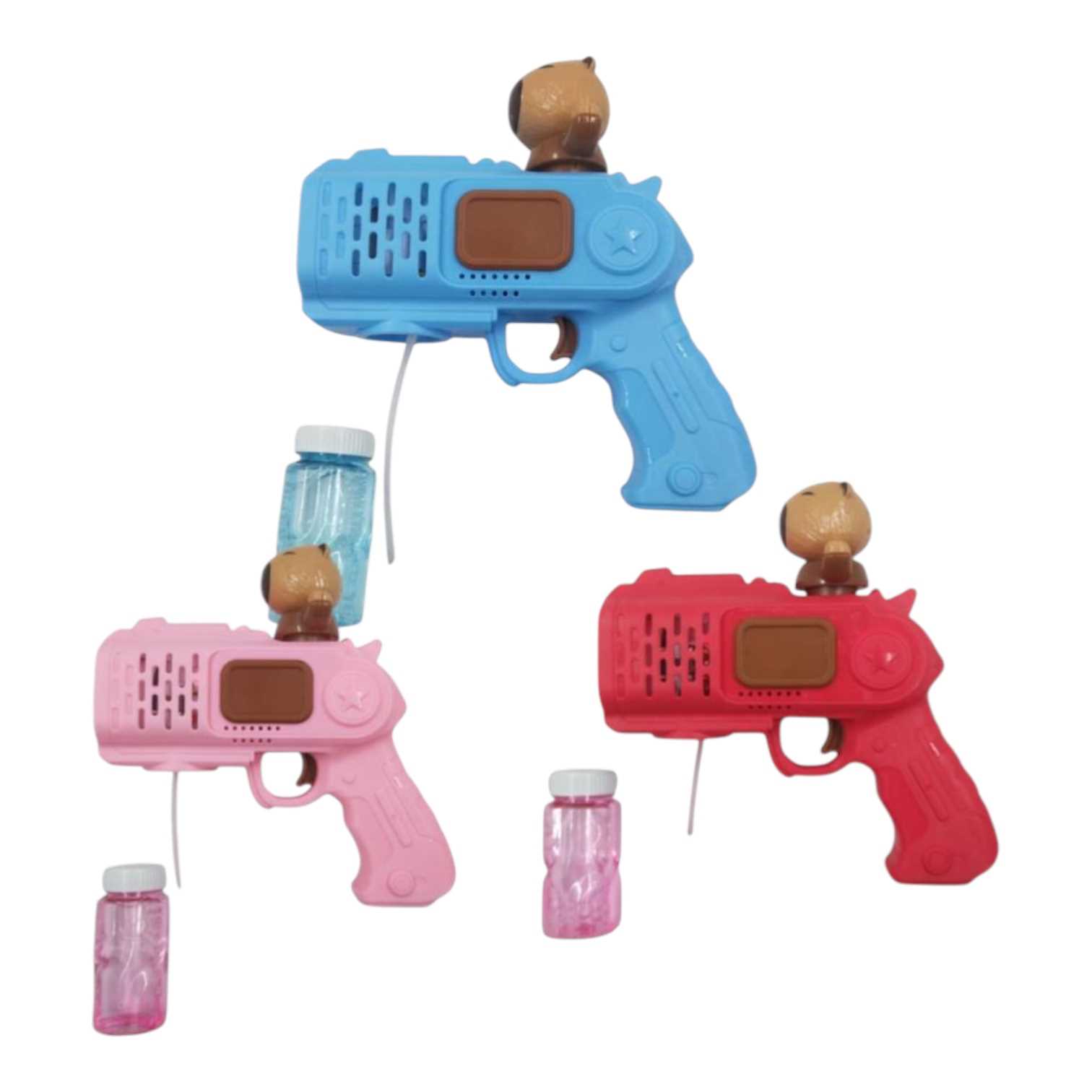 JUGUETE PISTOLA BURBUJAS CAPIBARA M-8
