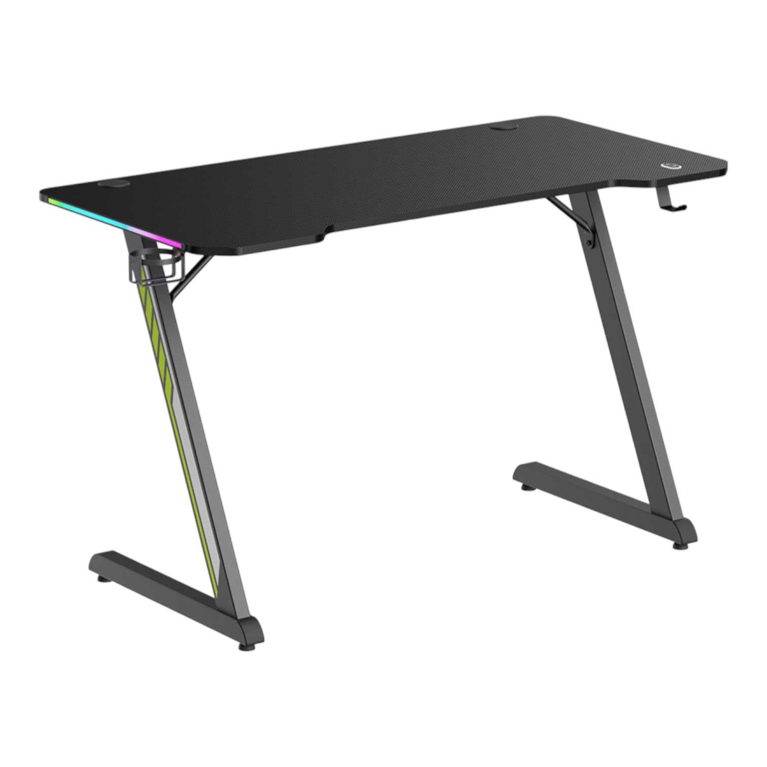 ESCRITORIO GAMER REDRAGON ORBIT RDGD02E RGB C/SOPORTE