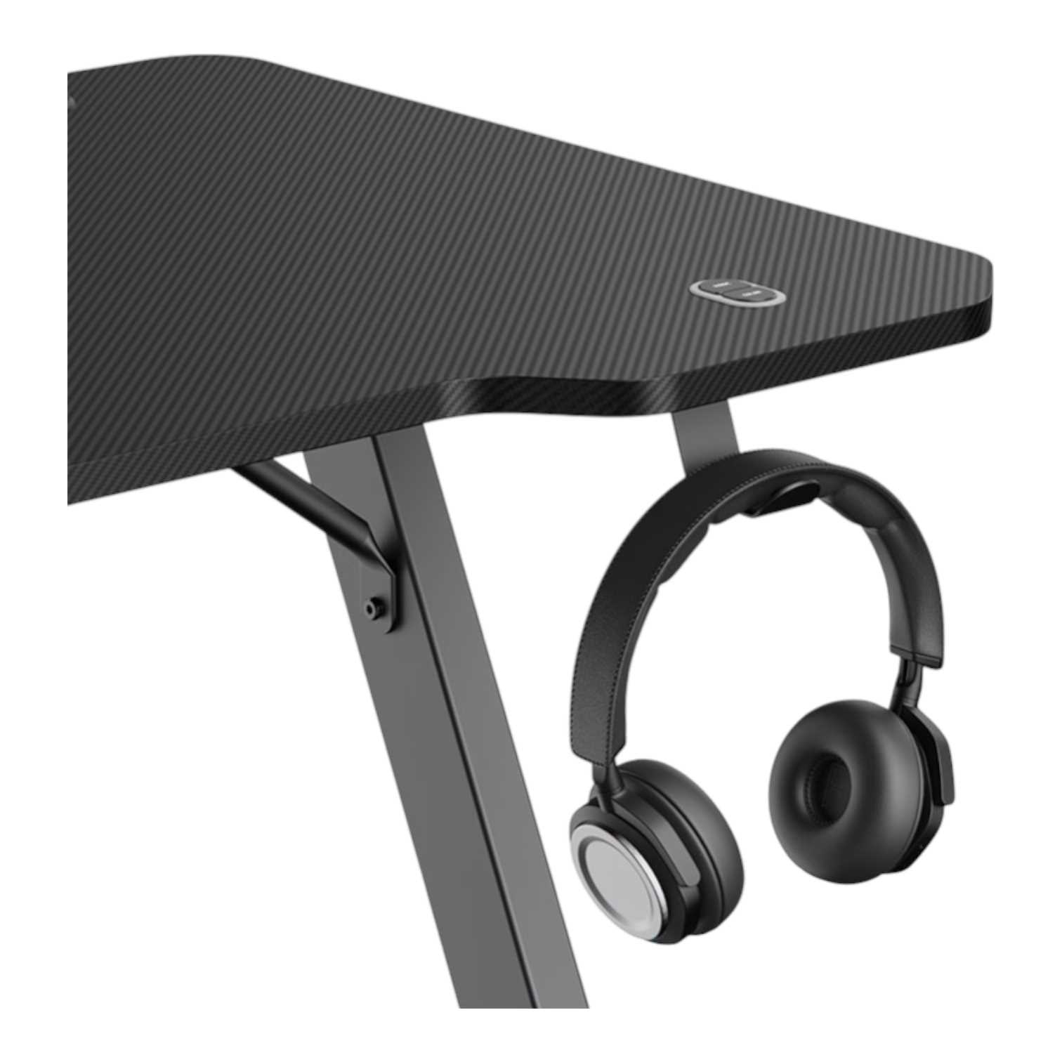 ESCRITORIO GAMER REDRAGON ORBIT RDGD02E RGB C/SOPORTE