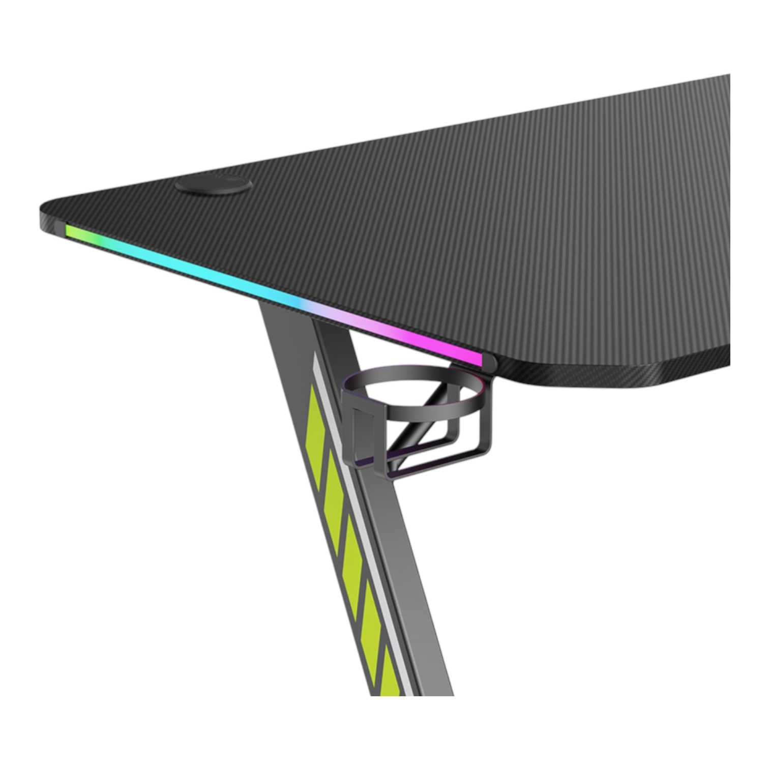 ESCRITORIO GAMER REDRAGON ORBIT RDGD02E RGB C/SOPORTE