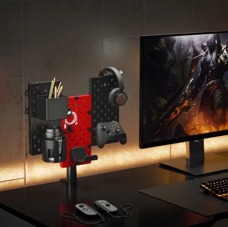 SOPORTE ORGANIZADOR REDRAGON CELESTIAL 18CM RD0R06-2 P/JOYSTICK Y AURICULARES