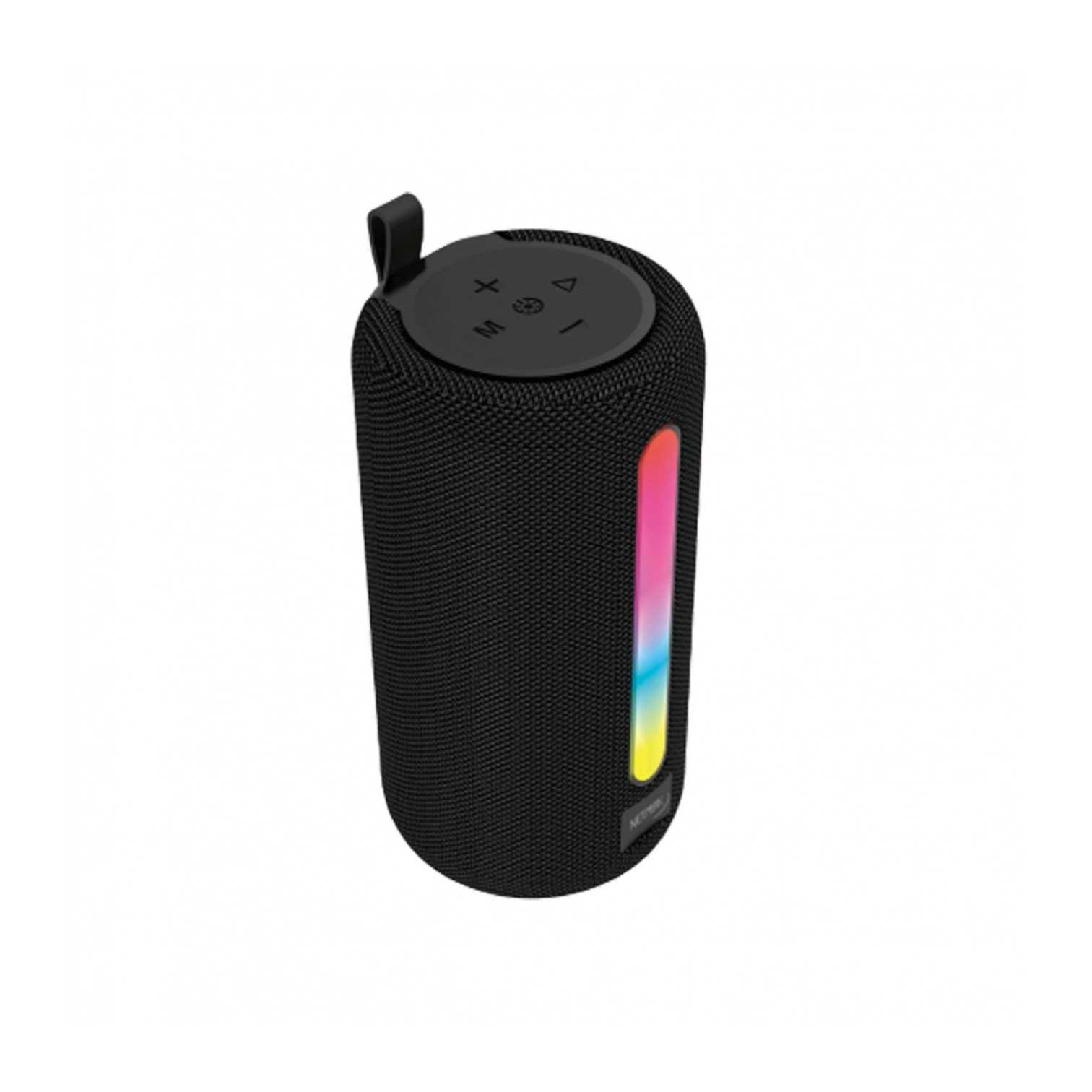 Parlante Bluetooth Muv Negro 5w con Luz Netmak (NM-MUV)