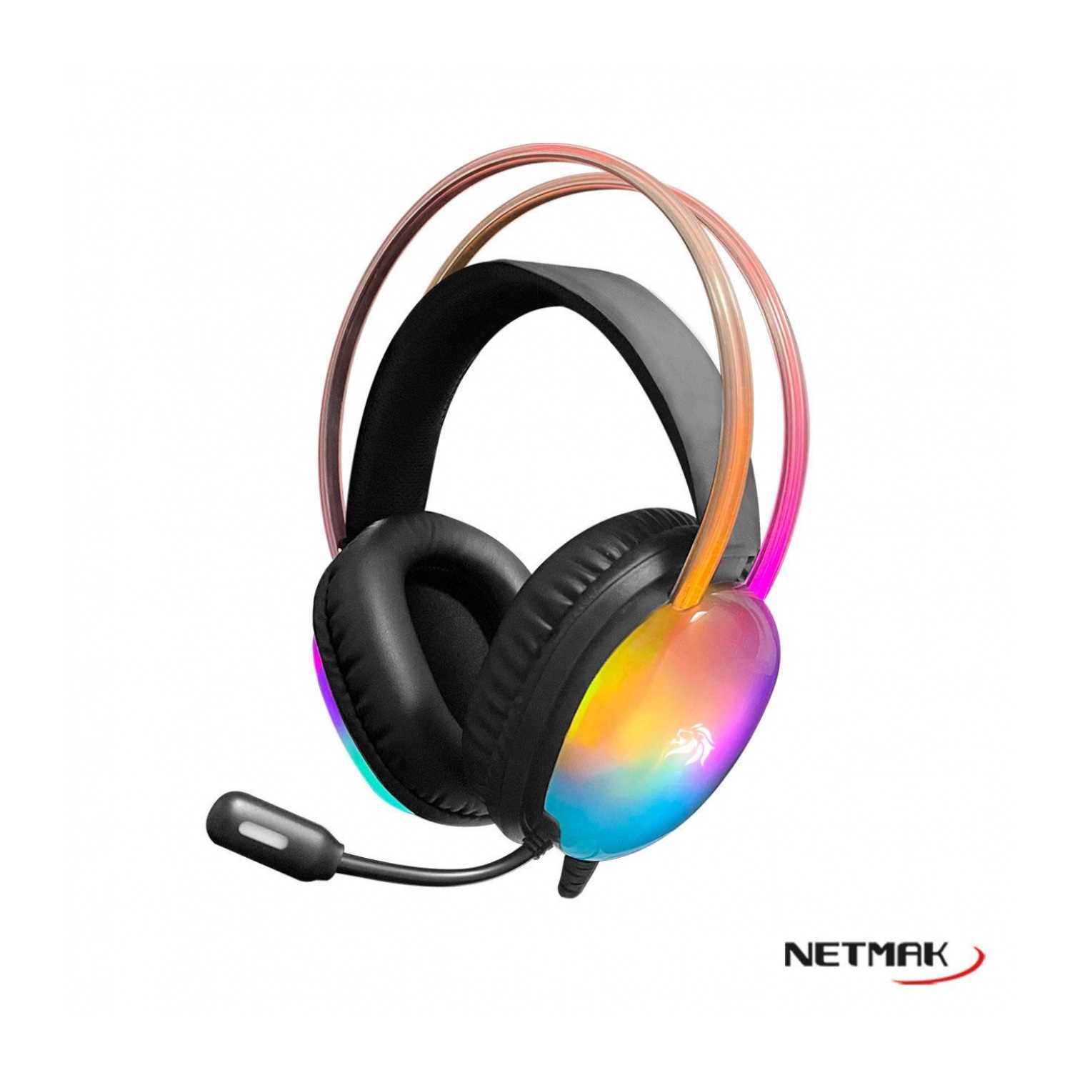 AURICULAR NETMAK VINCHA GAMER NM-N25 NEGRO