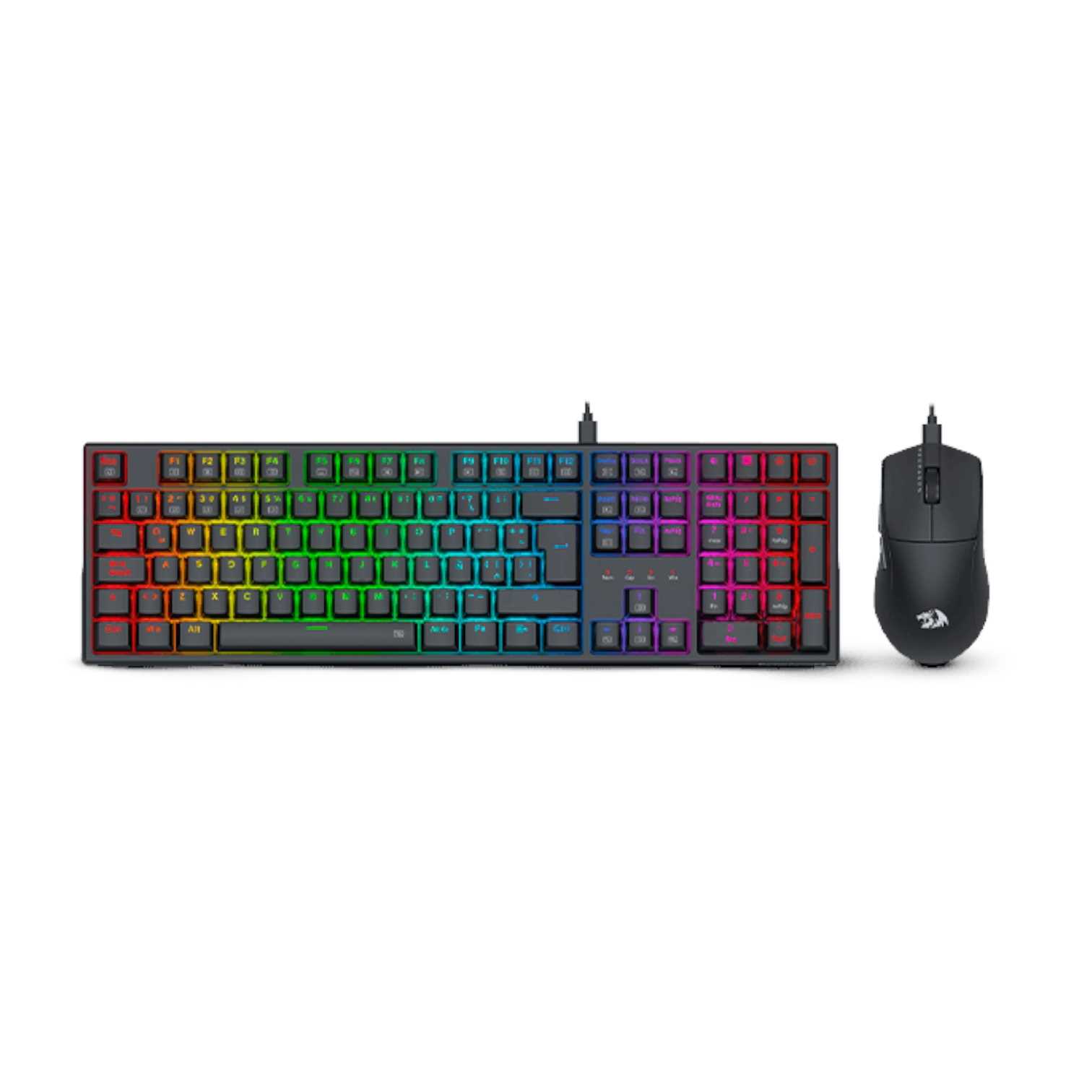 COMBO REDRAGON S146 2 EN 1(TECLADO K668 SP Y MOUSE M724)