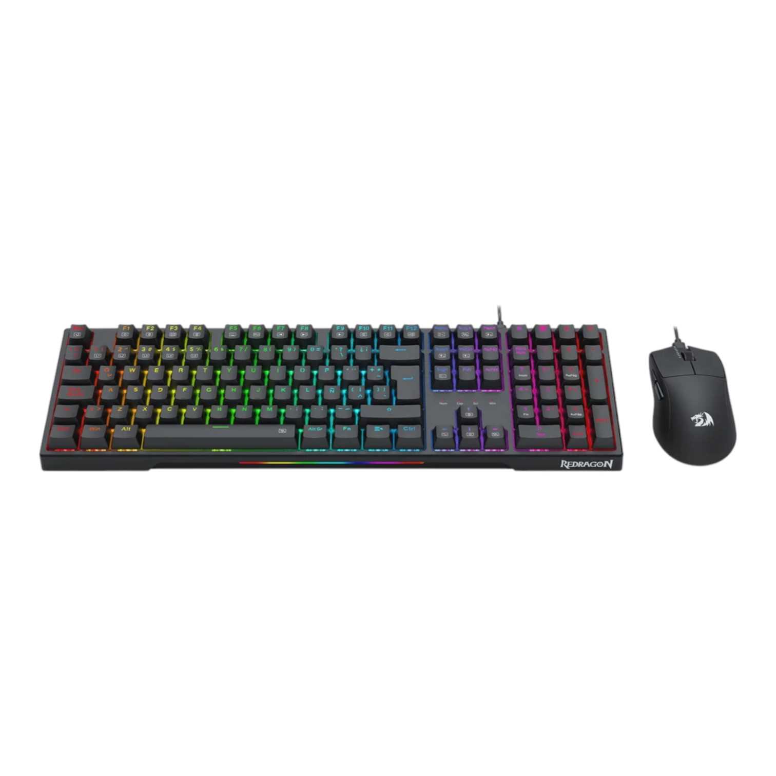 COMBO REDRAGON S146 2 EN 1(TECLADO K668 SP Y MOUSE M724)