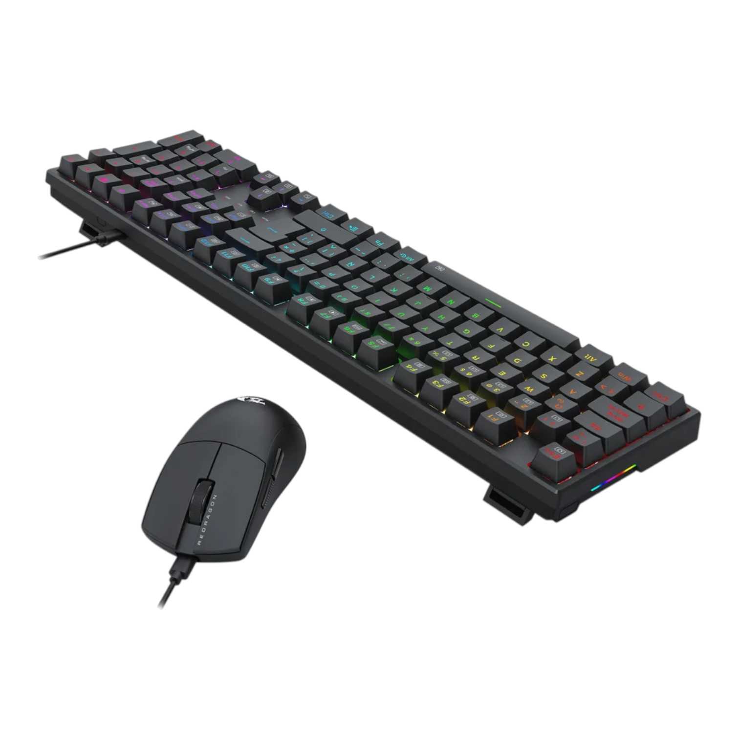 COMBO REDRAGON S146 2 EN 1(TECLADO K668 SP Y MOUSE M724)