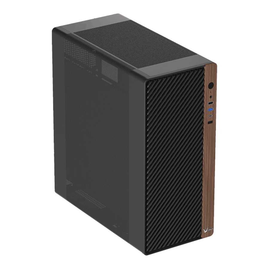 GABINETE FORMULA V TIMBERLINE T2 BLACK 4FAN ARGB (MID TOWER)
