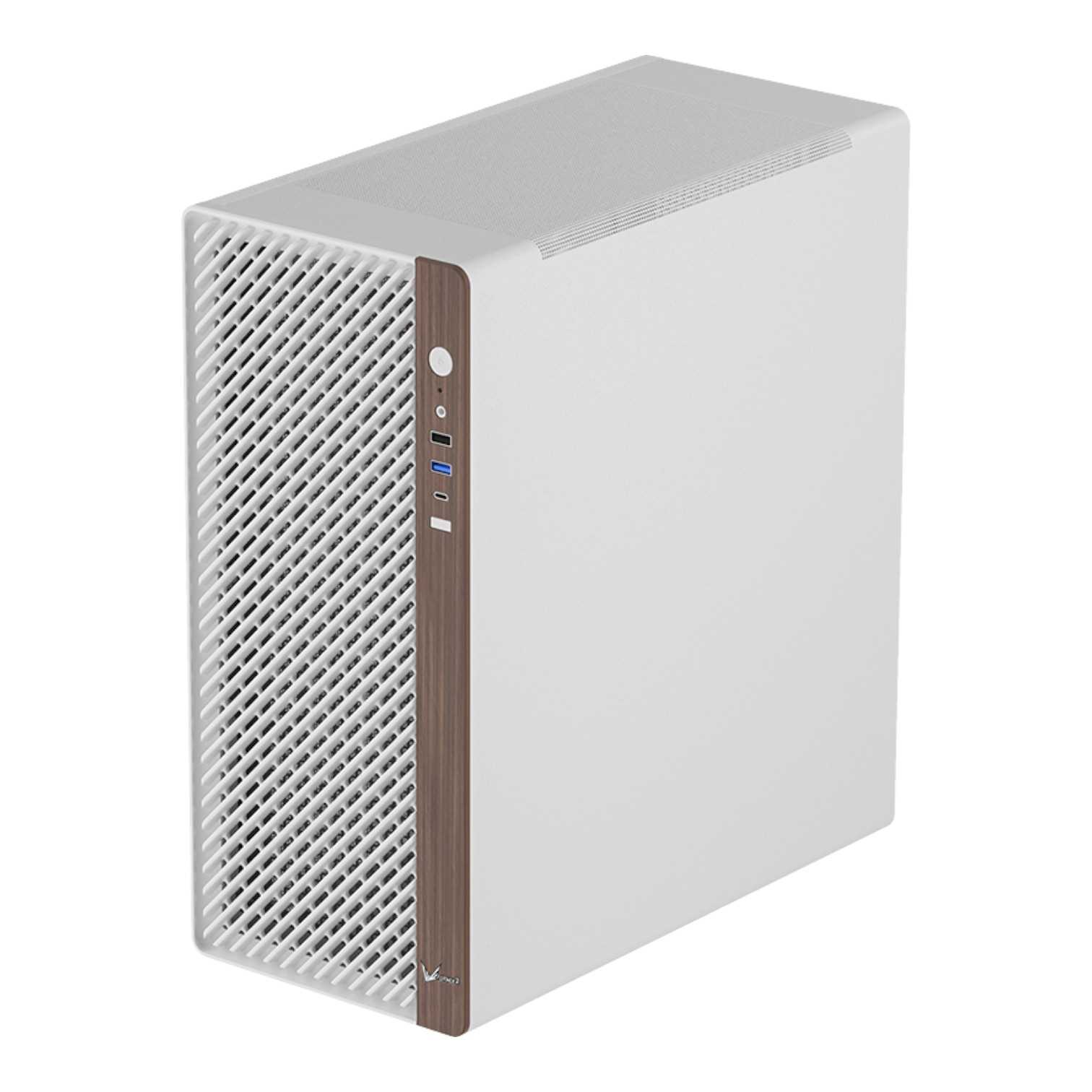 GABINETE FORMULA V TIMBERLINE T2 WHITE 4FAN ARGB (MID TOWER)