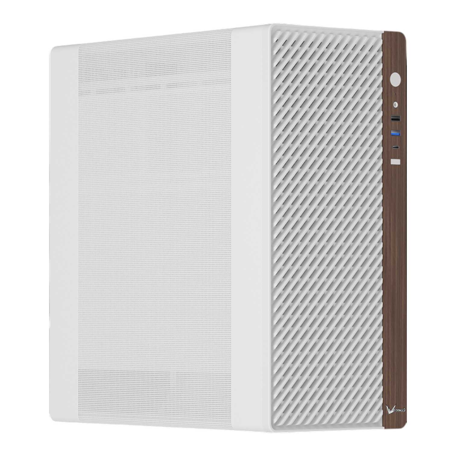 GABINETE FORMULA V TIMBERLINE T2 WHITE 4FAN ARGB (MID TOWER)