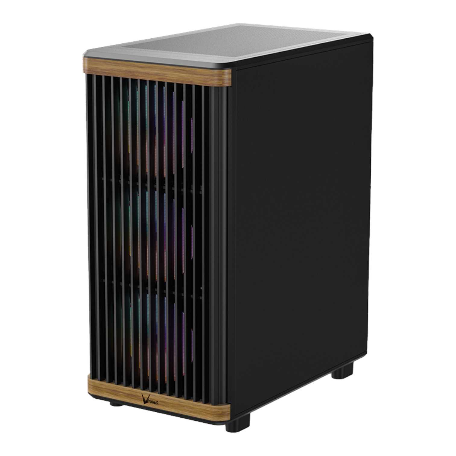 GABINETE FORMULA V TIMBERLINE T1 BLACK 4FAN ARGB (MID TOWER)