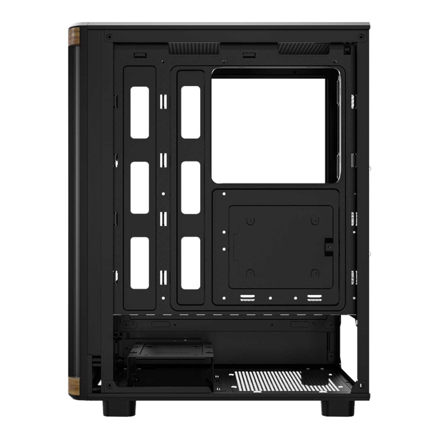GABINETE FORMULA V TIMBERLINE T1 BLACK 4FAN ARGB (MID TOWER)
