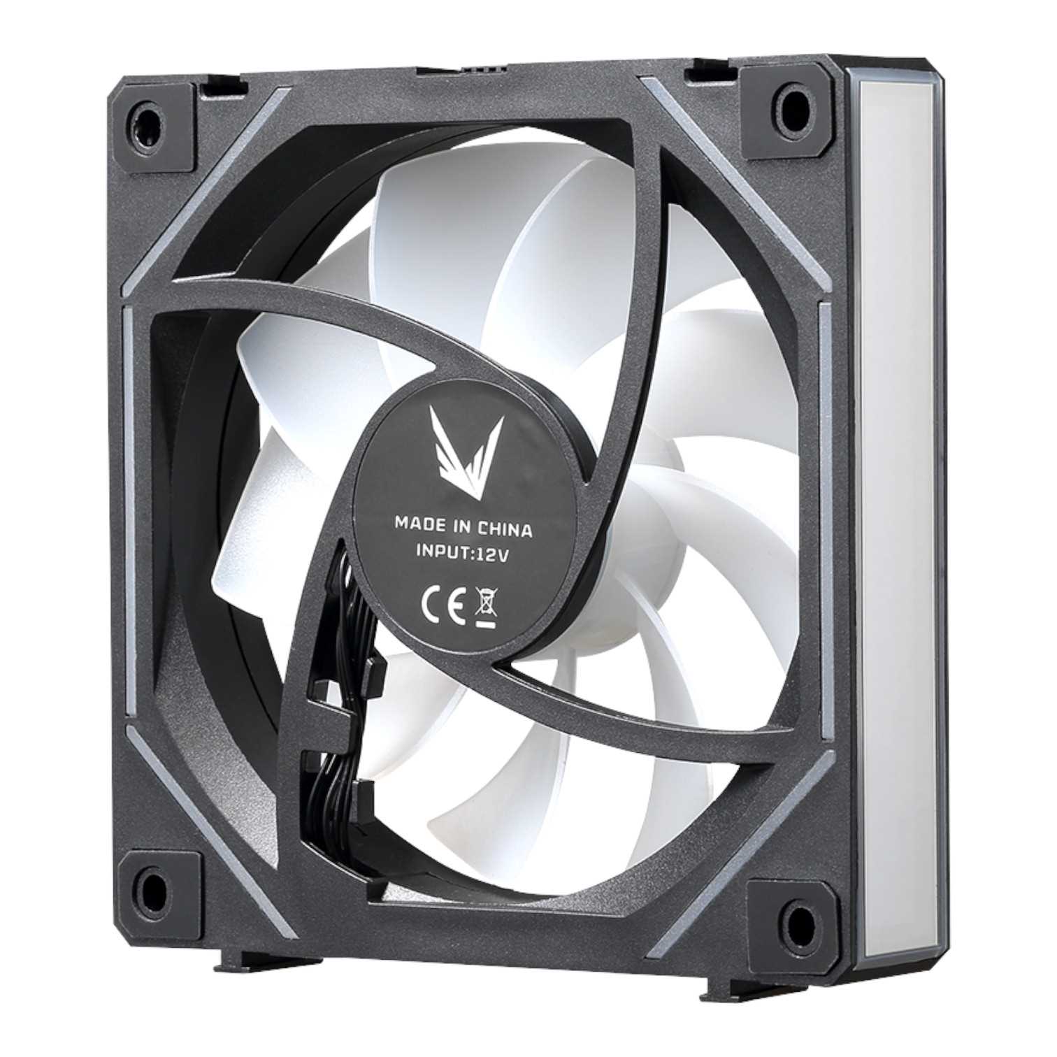 COOLER VENTILADOR FORMULA V AIR BRIDGE BLACK ARGB (12CM, ARGB, PACK X 3)