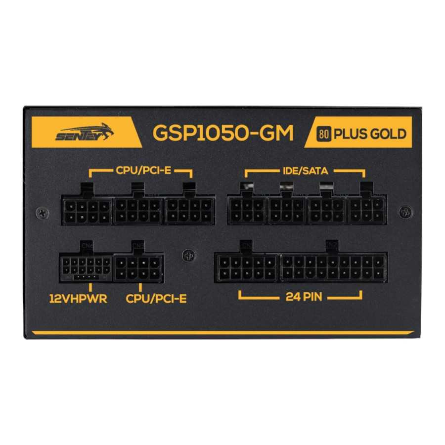 FUENTE PC 1050W SENTEY 80+ GOLD GSP1050-GM FULL MODULAR