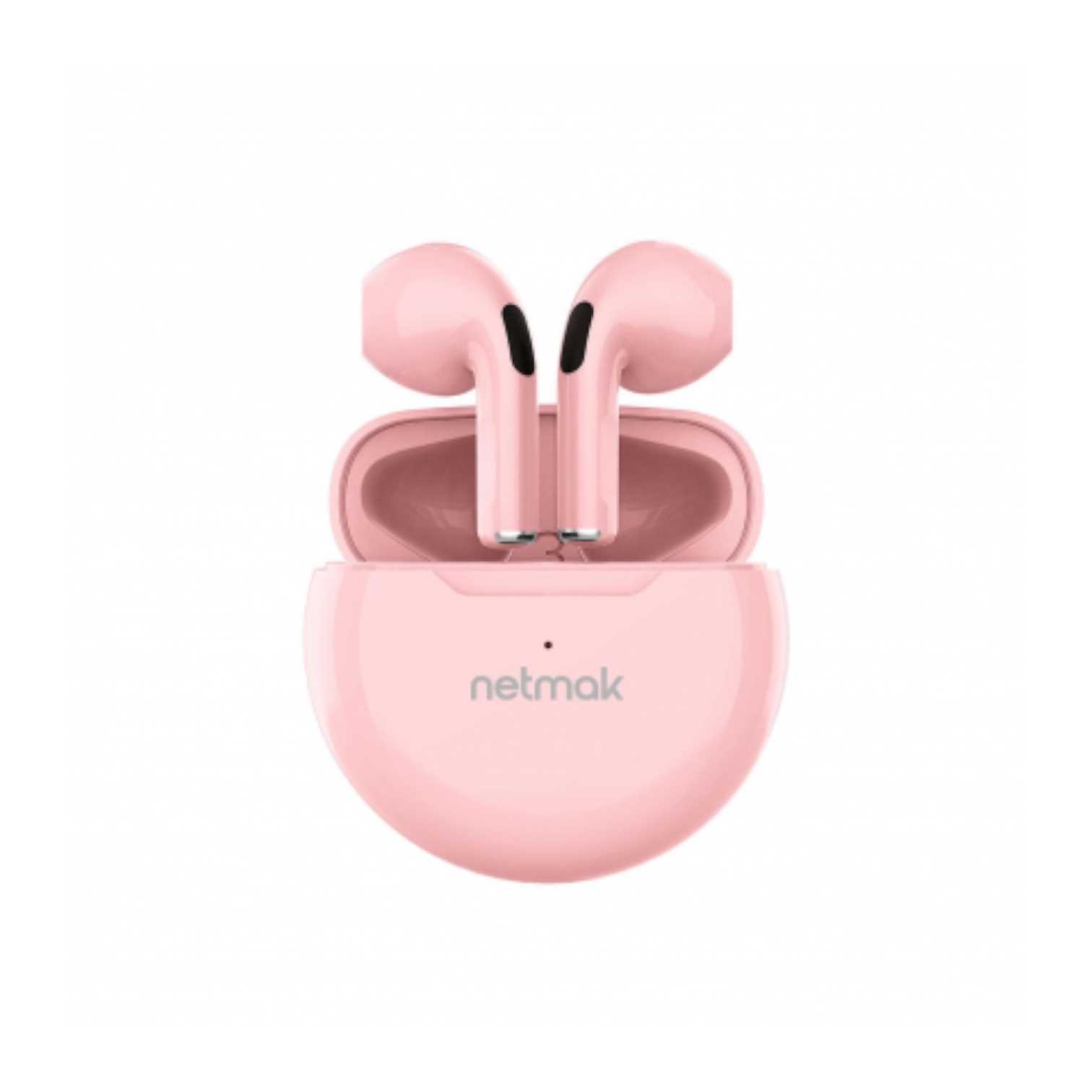 AURICULAR BT NETMAK EARBUDS NM-GUMY ROSA