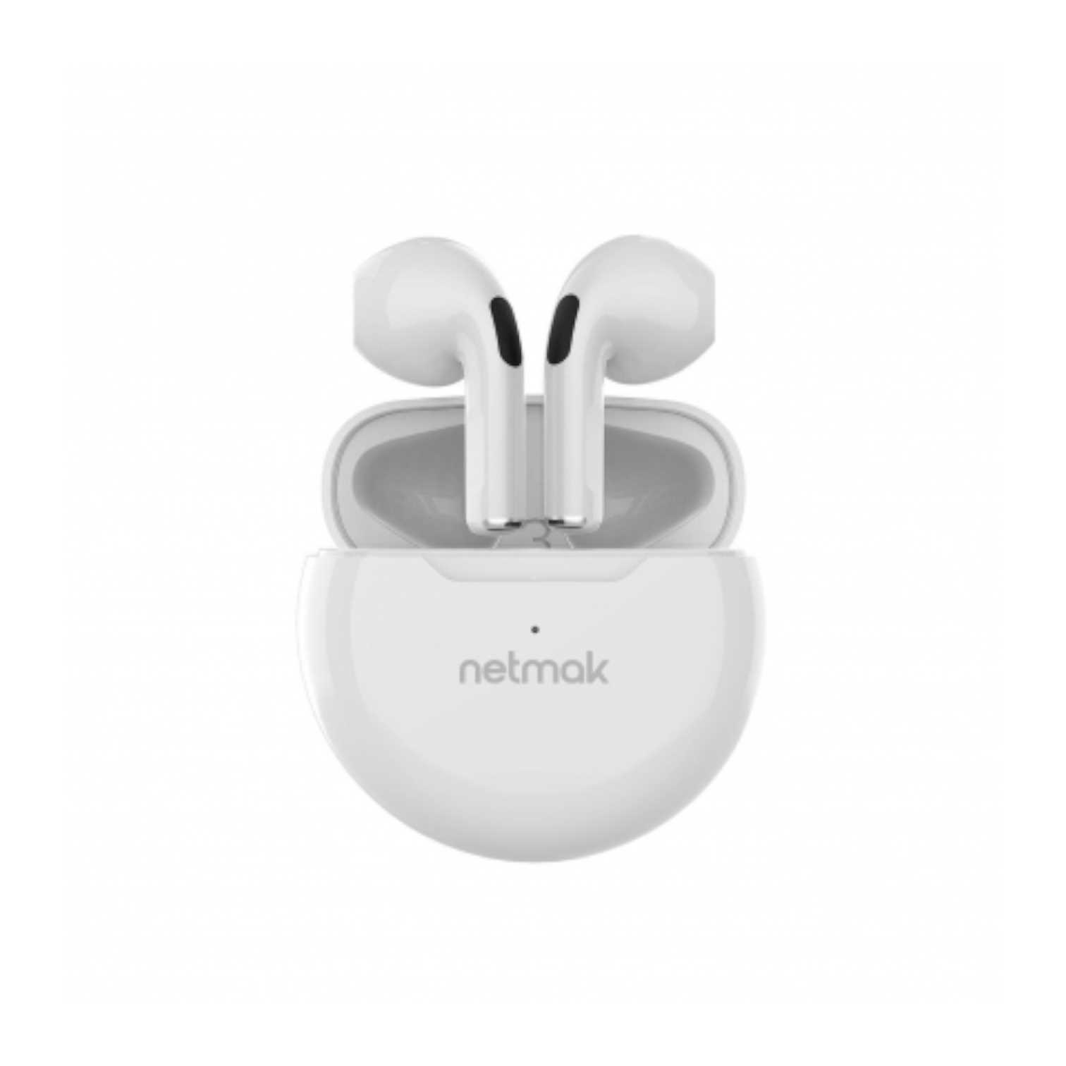 AURICULAR BT NETMAK EARBUDS NM-GUMY WHITE