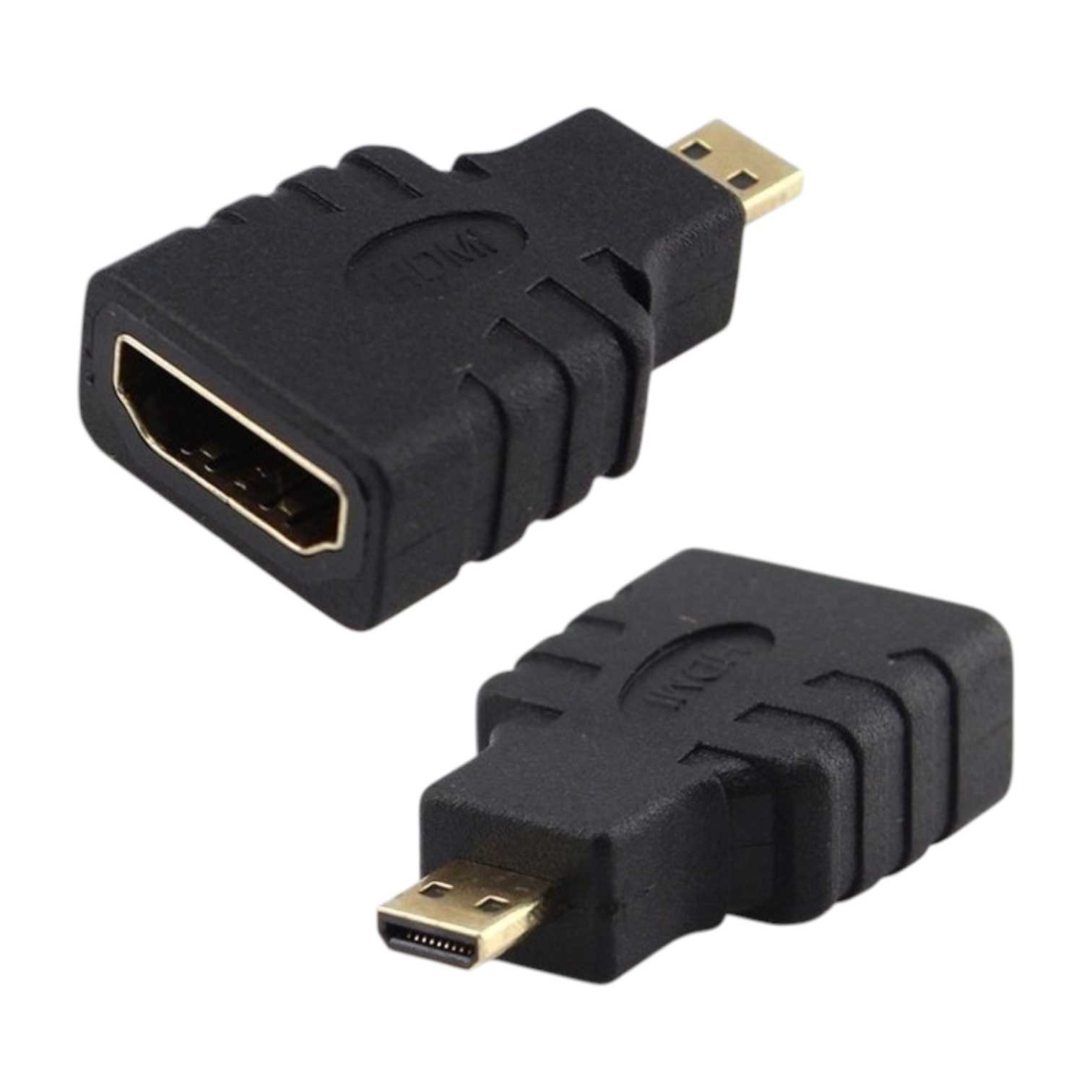 ADAPTADOR DE HDMI HEMBRA A HDMI MICRO MACHO FULL