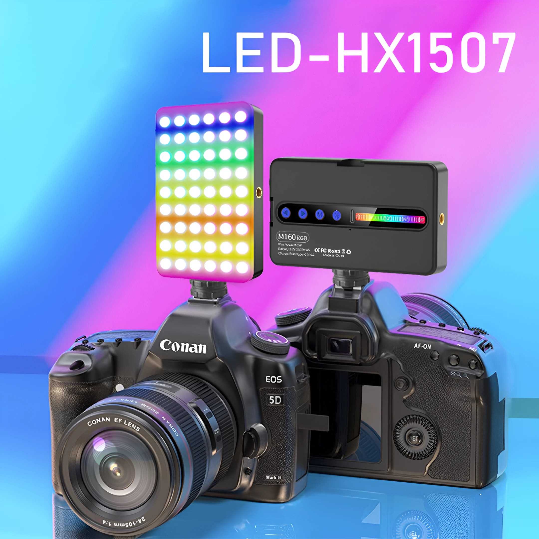 REFLECTOR LED SEISA FOTO RGB RECARGABLE LED-HX1507