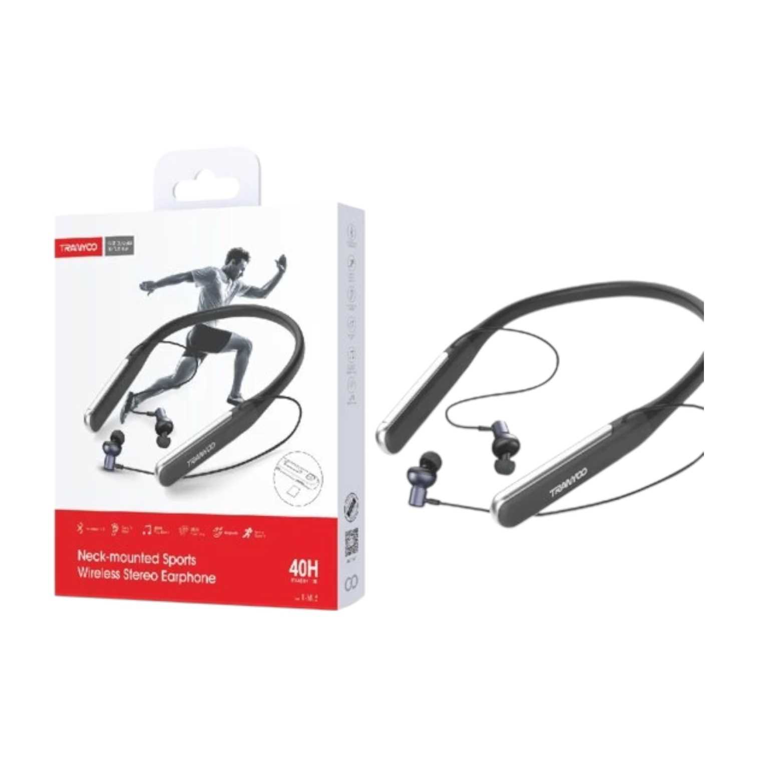 AURICULAR BLUETHOOT EARBUD TRANYCO M15 SPORT