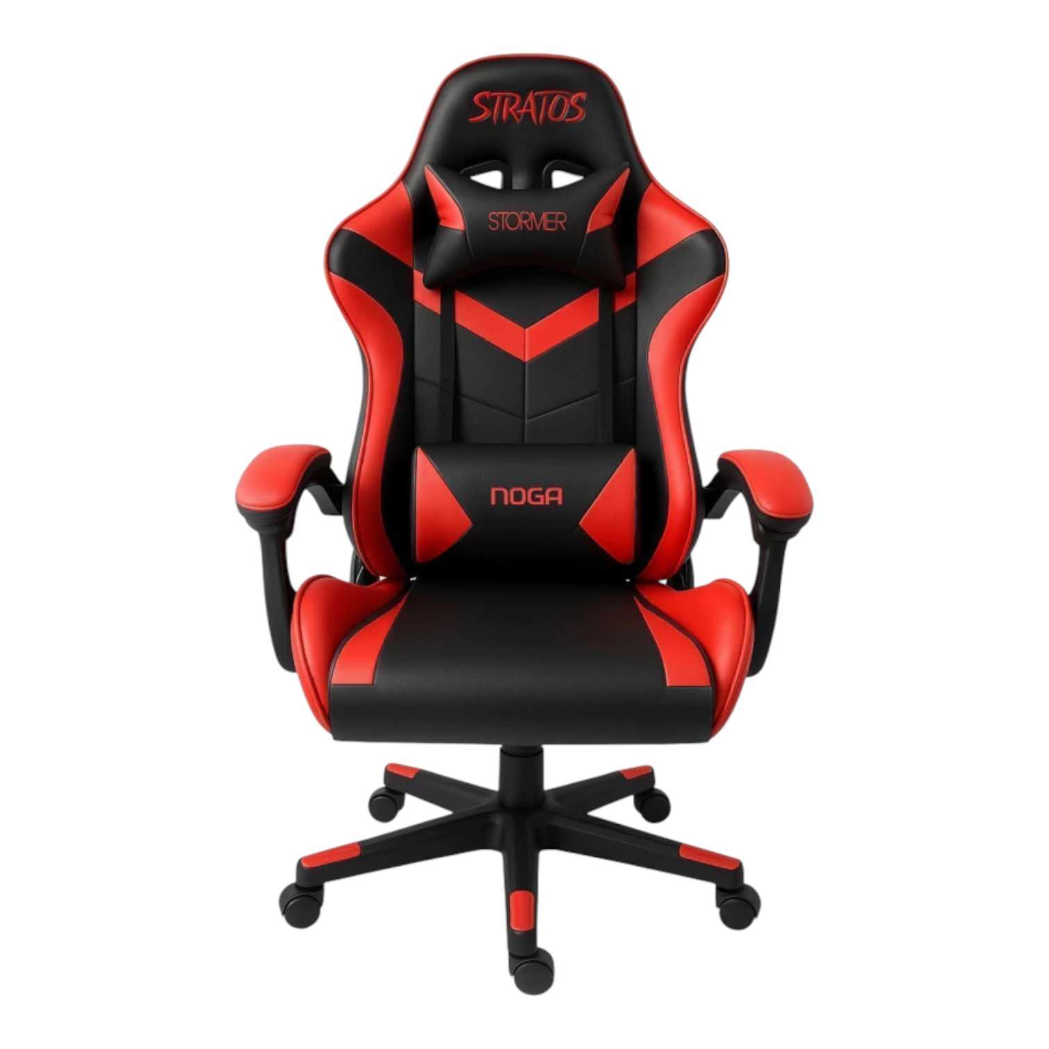 SILLA GAMER NOGANET STRATOS NEGRO Y ROJO