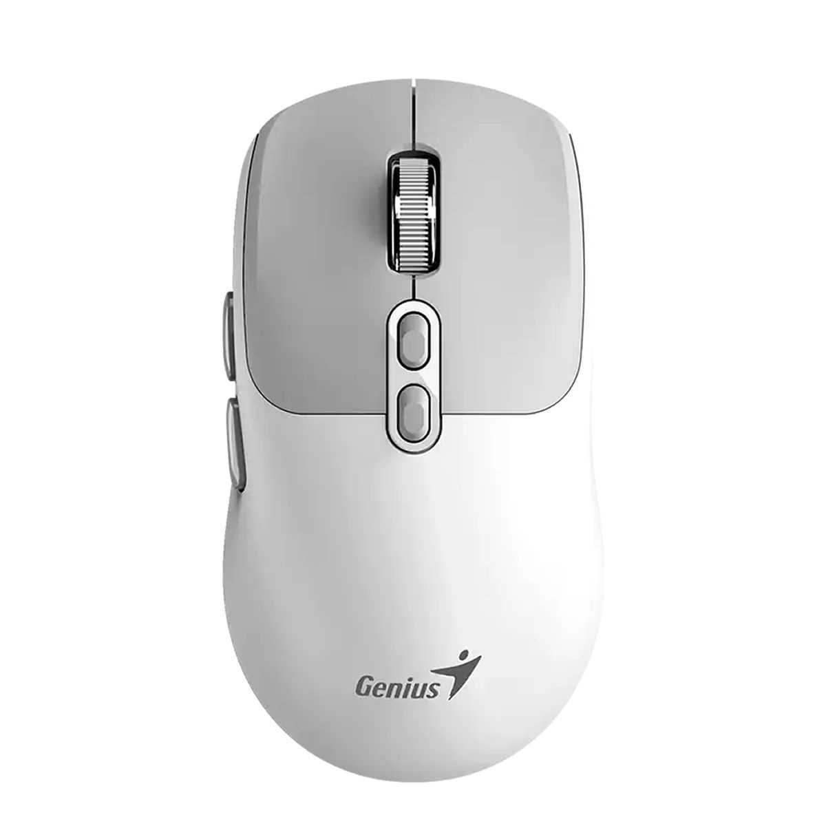 MOUSE GENIUS WFI+BT NX-8080S BLANCO Y GRIS