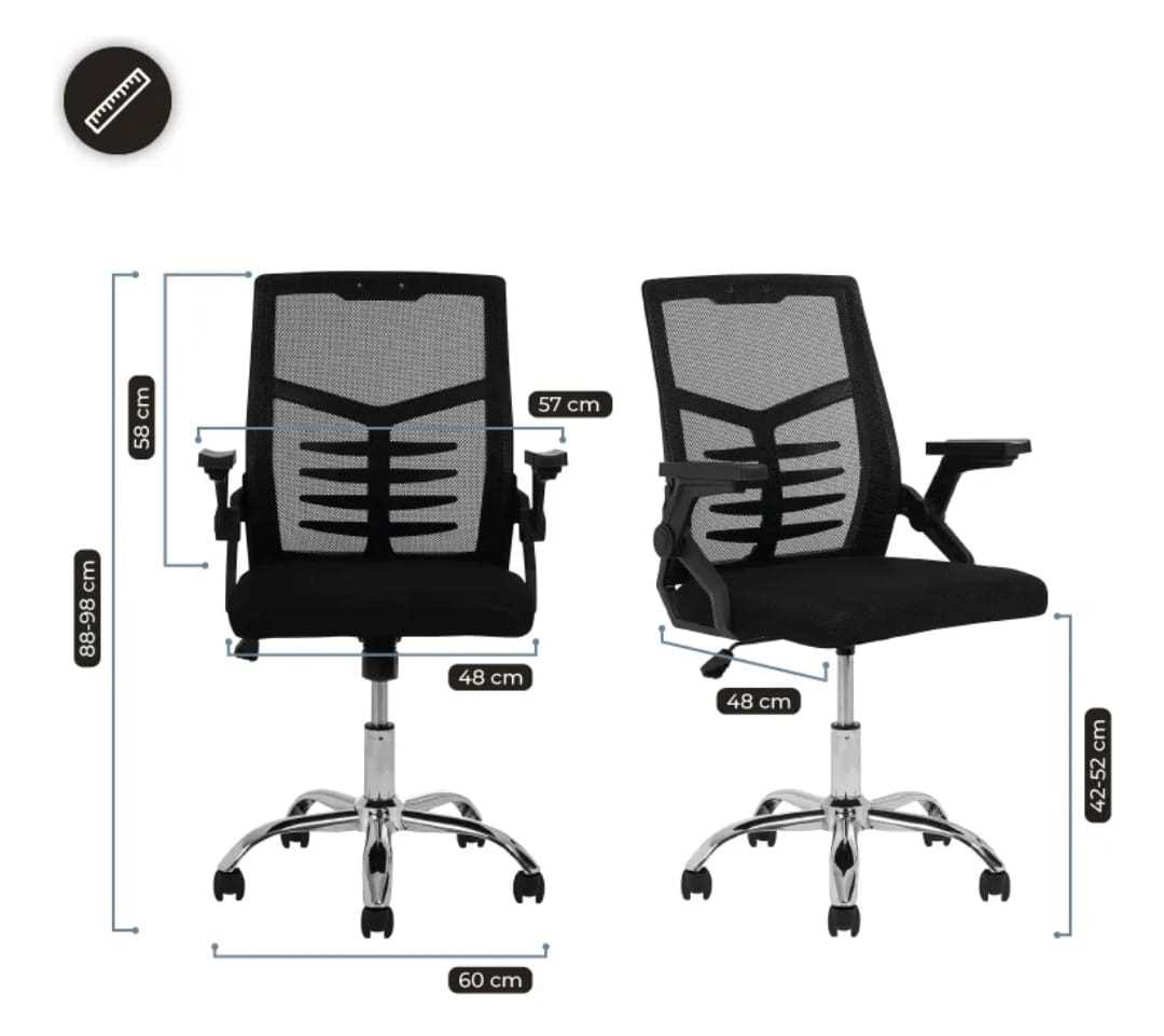 SILLA OFICINA CIRCLE LINE CL-9060 APOYABRAZOS MOVIL
