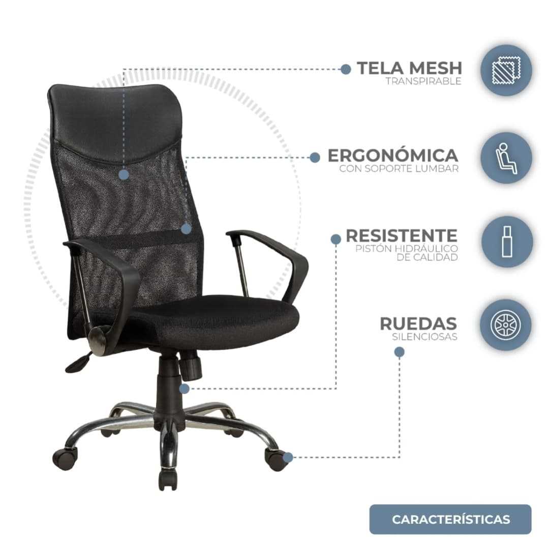 SILLA OFICINA CIRCLE LINE CL-OC007