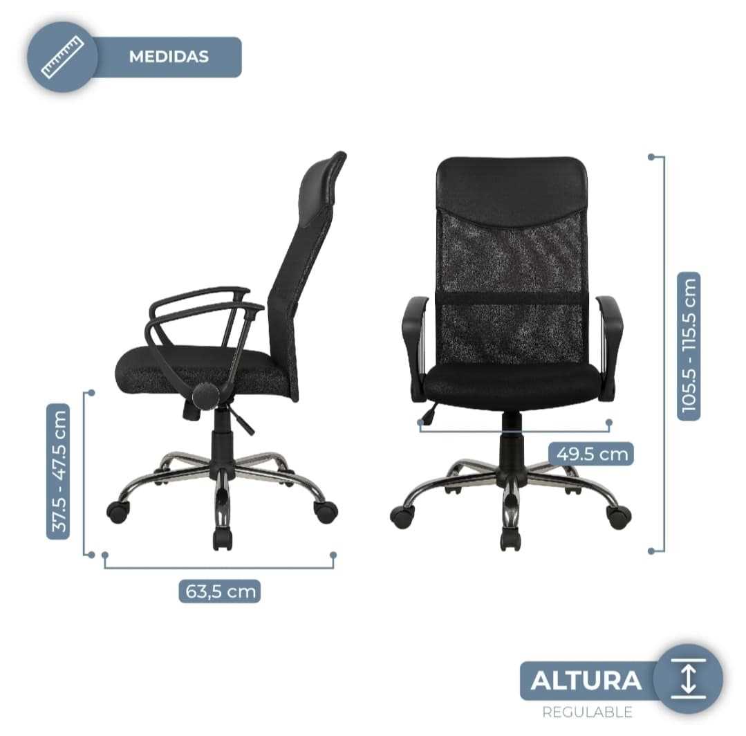 SILLA OFICINA CIRCLE LINE CL-OC007