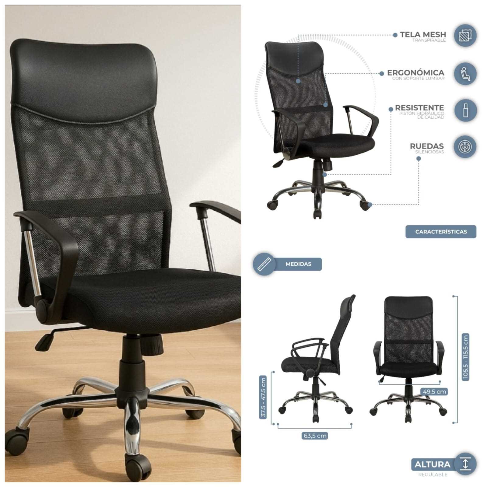 SILLA OFICINA CIRCLE LINE CL-OC007